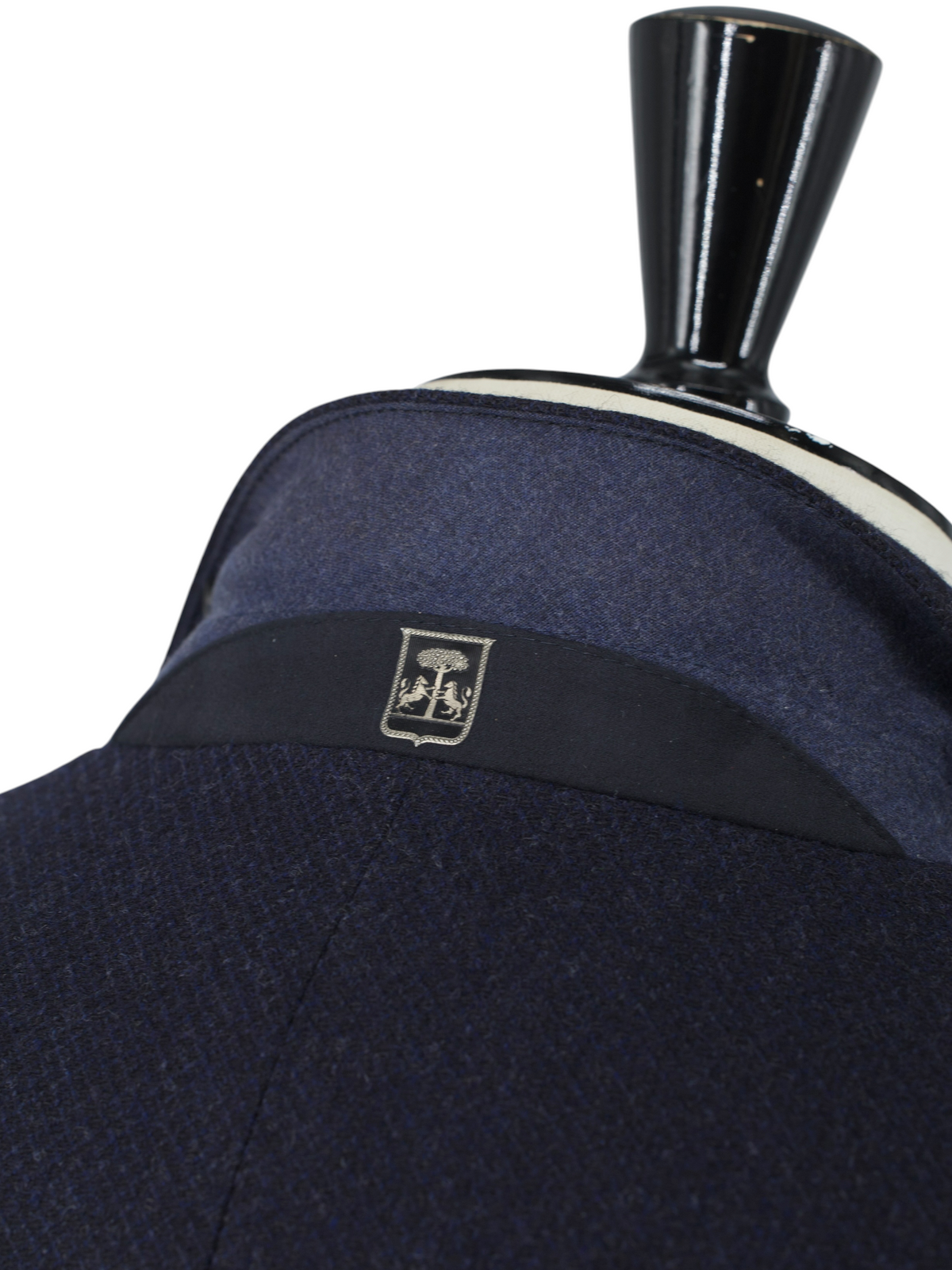 Corneliani ID Dark Blue Wool & Cashmere Milestone Fall Vespa Jacket