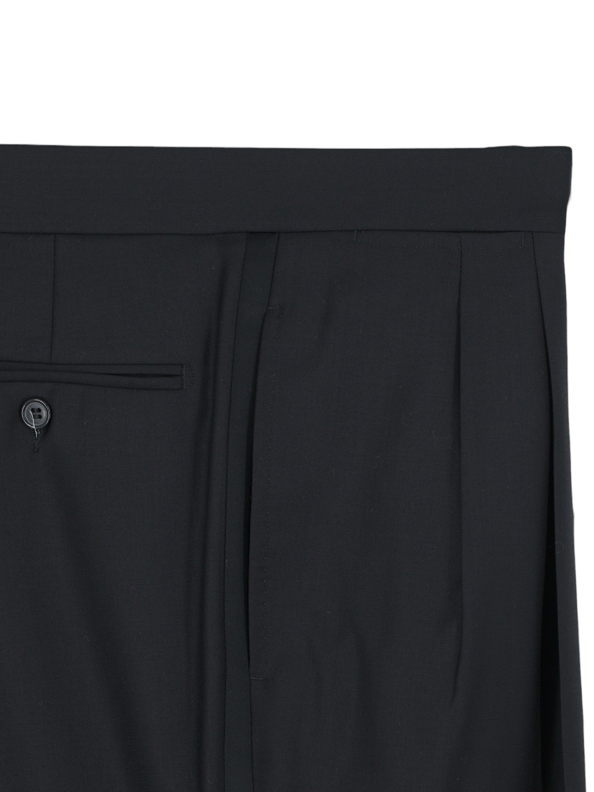 Ermenegildo Zegna Black Trofeo-Wool Vintage Milanese-Style Tuxedo