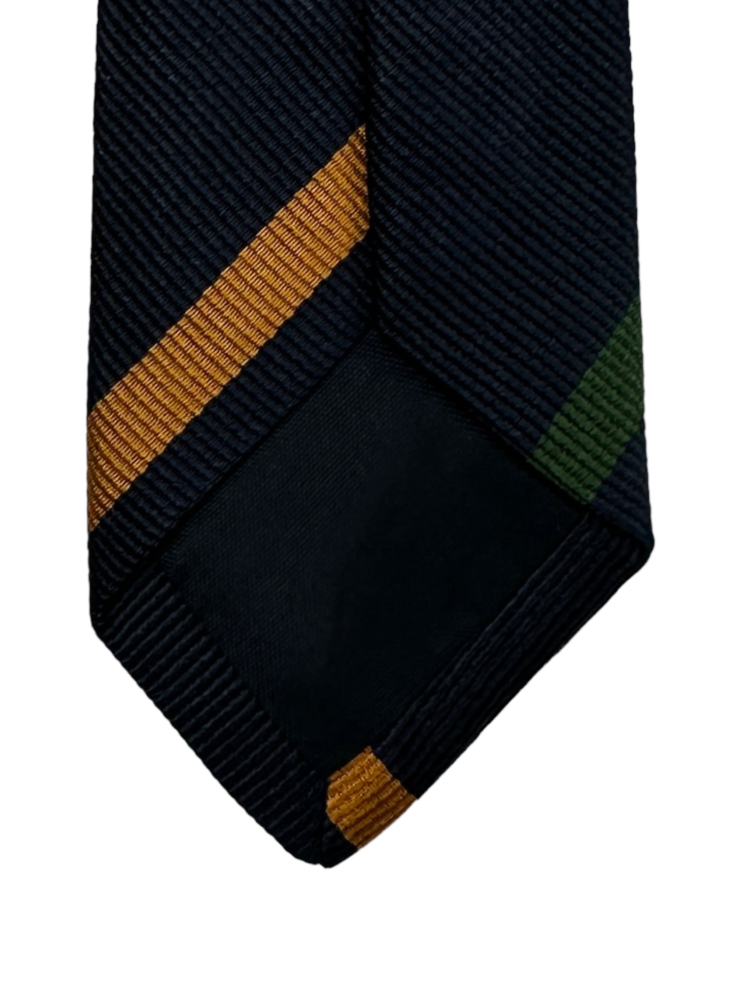 E.Marinella Navy Orange and Green Club Tie