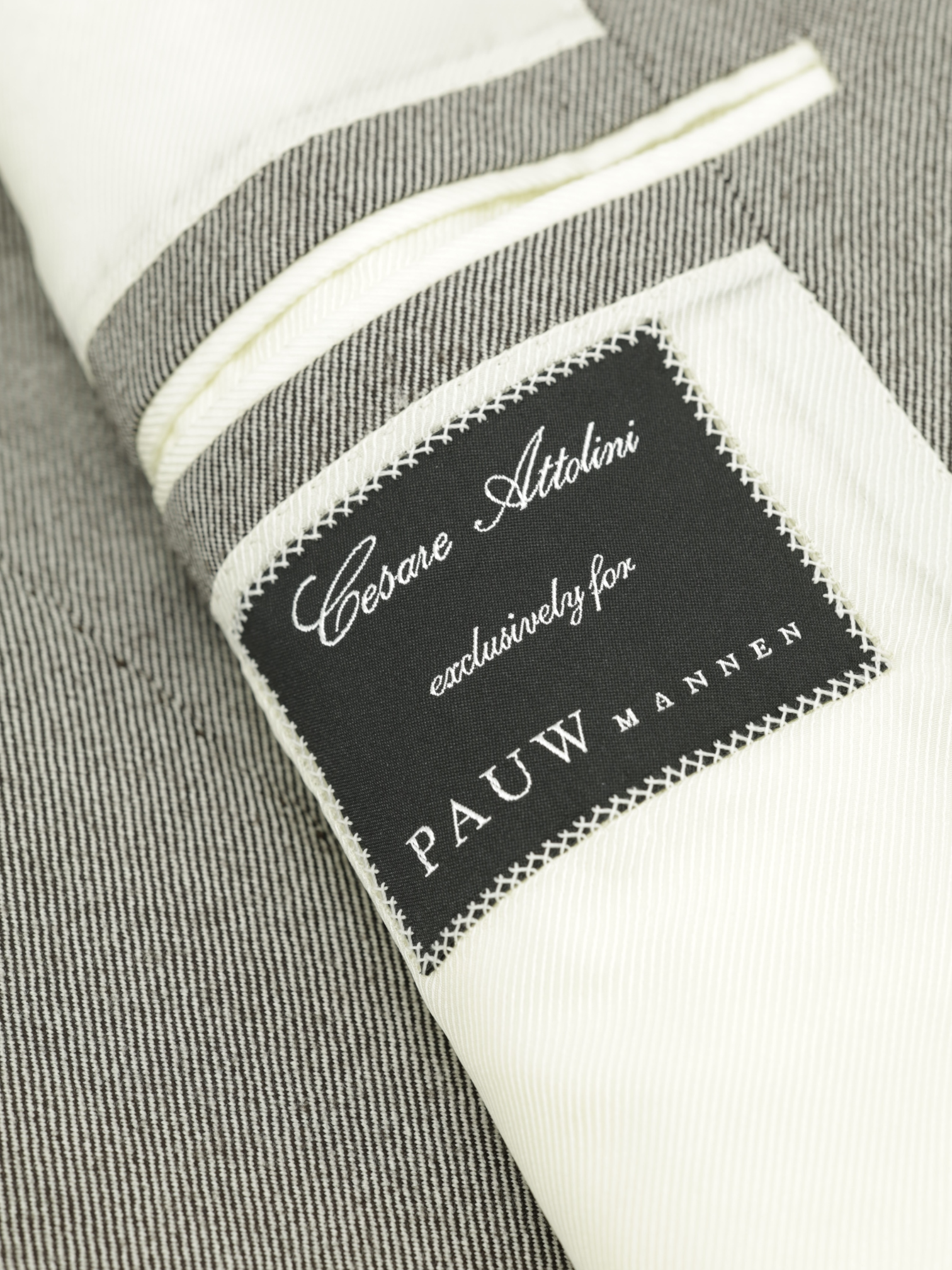 Cesare Attolini Taupe Super 140's Twill Jacket