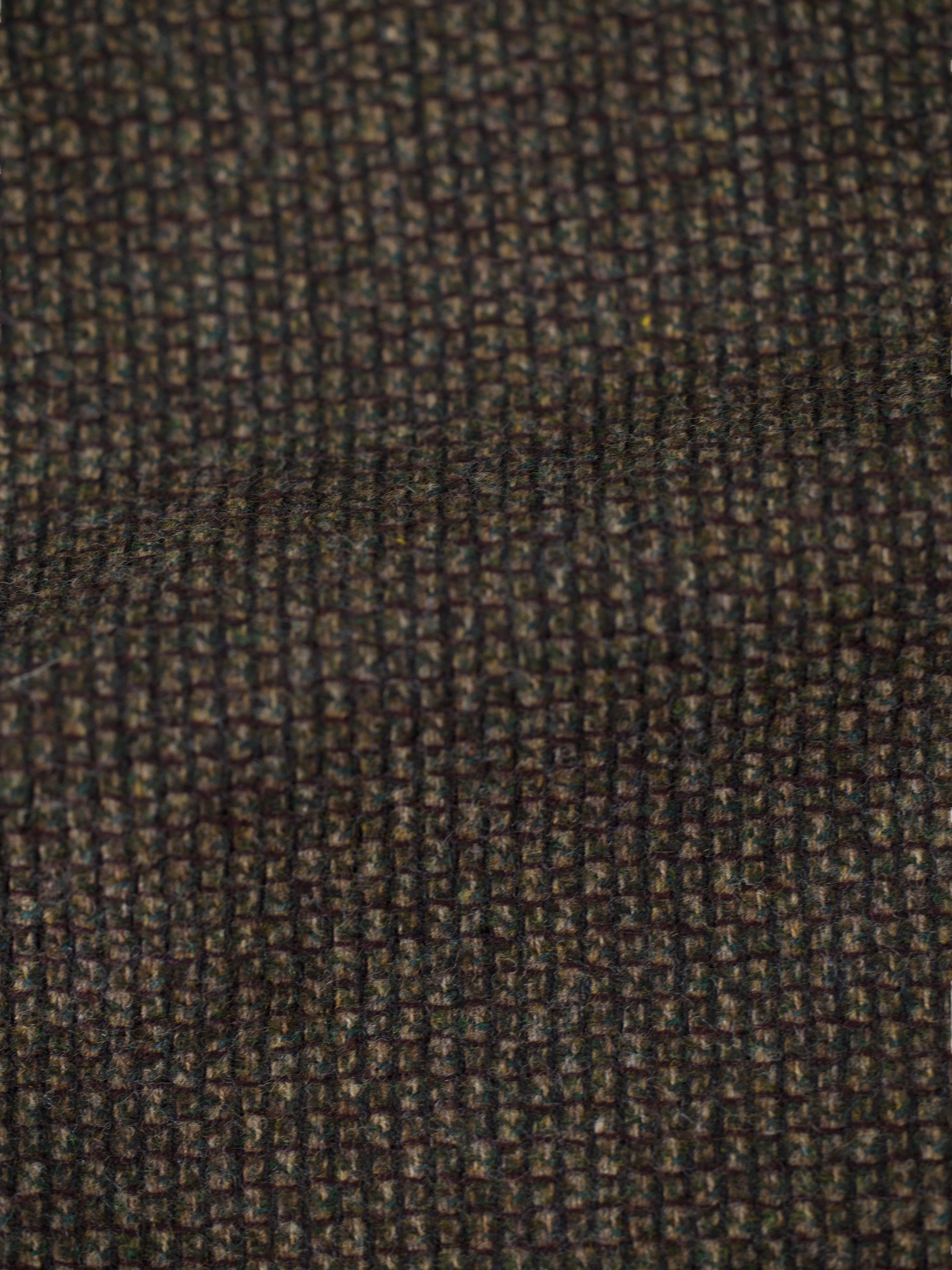 Lardini Brown Wool "Tessuto Exclusivo" Bicolor Micro-Pattern Jacket