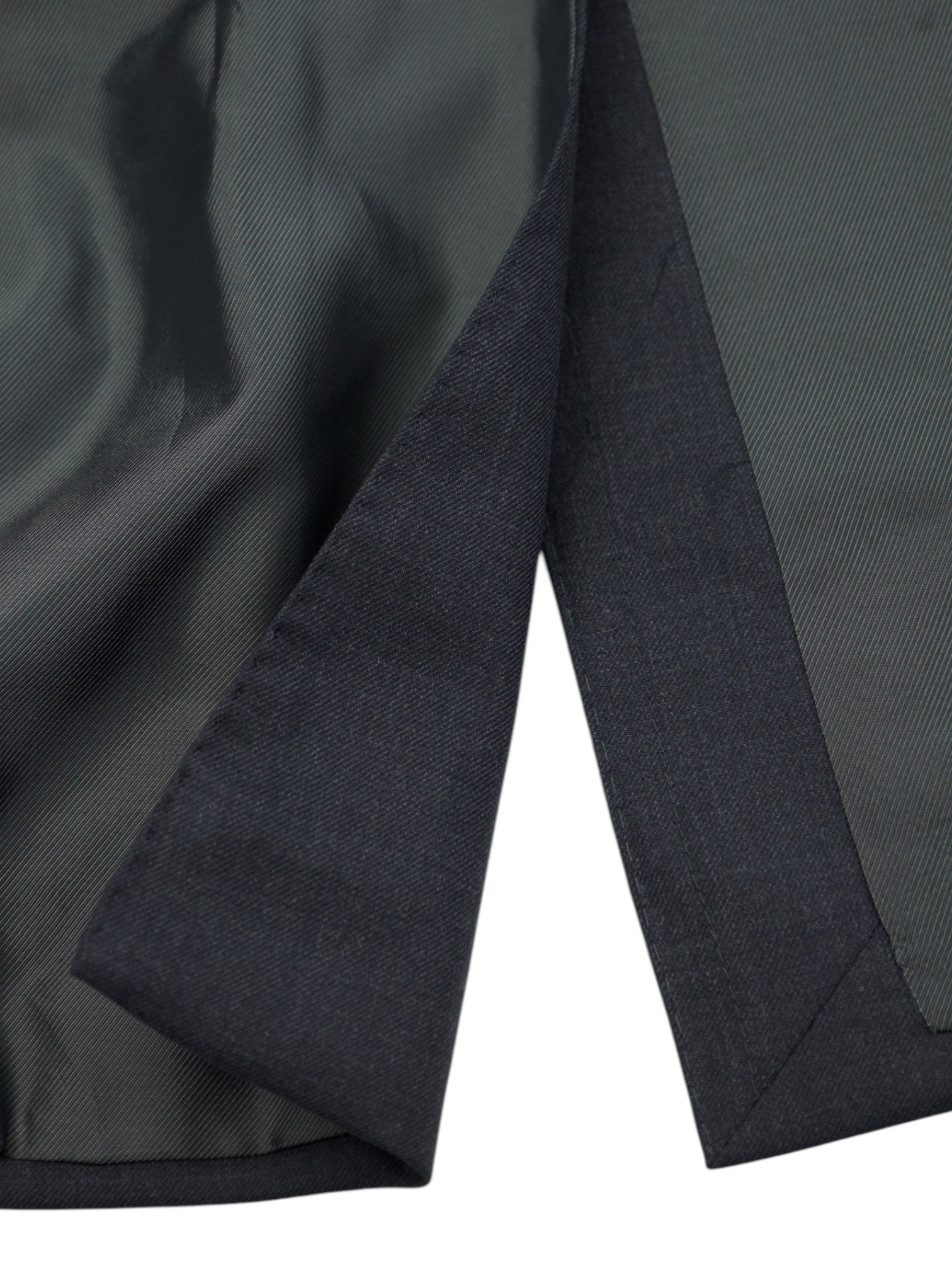 Caruso Charcoal "Superfine Cloth" Twill Boheme Suit + Extra Trousers