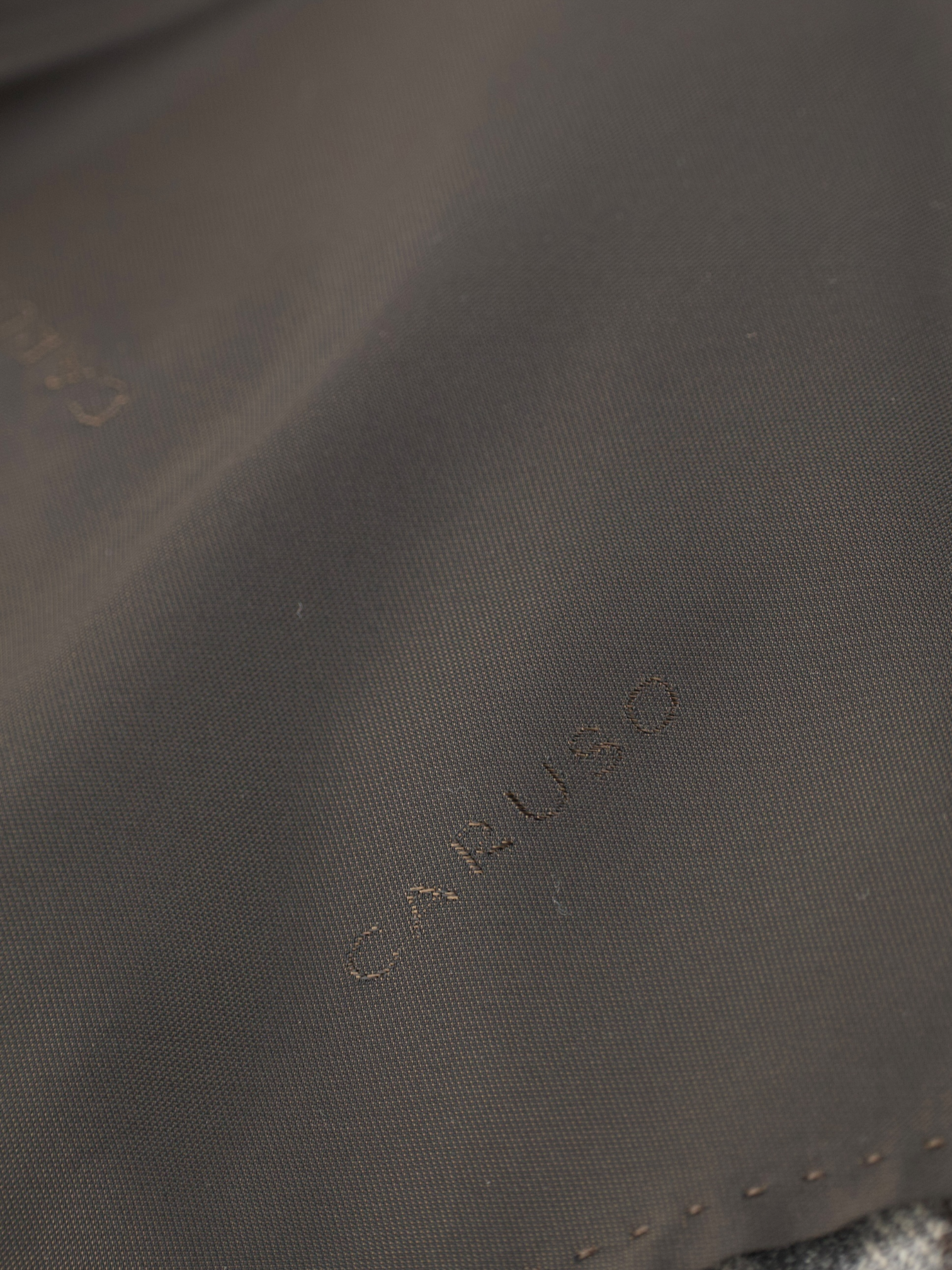 Caruso Ecru & Brown Pure Plushy Cashmere Checkered Jacket