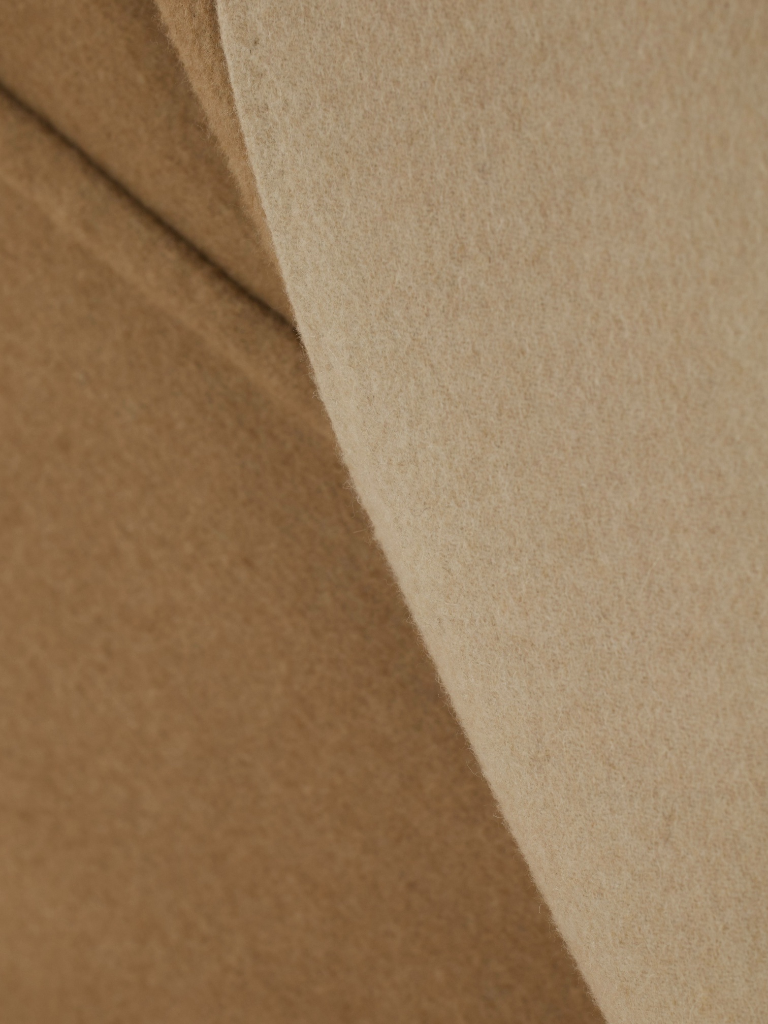 Cesare Attolini Beige Double-Faced Wool & Cashmere Sartorial Carcoat