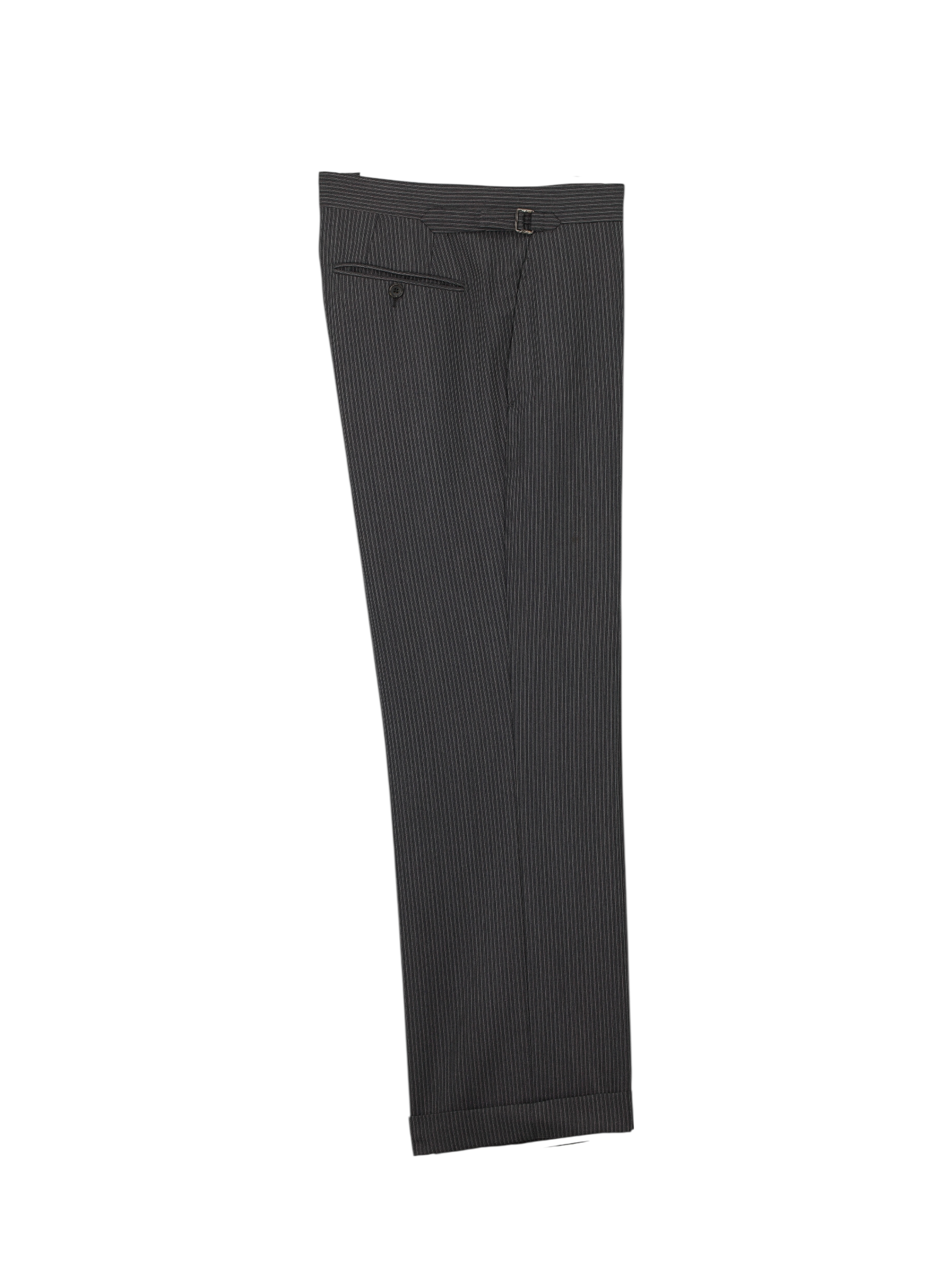 Tom Ford Dark Grey 3-Piece Wool Pinstripe Windsor Suit
