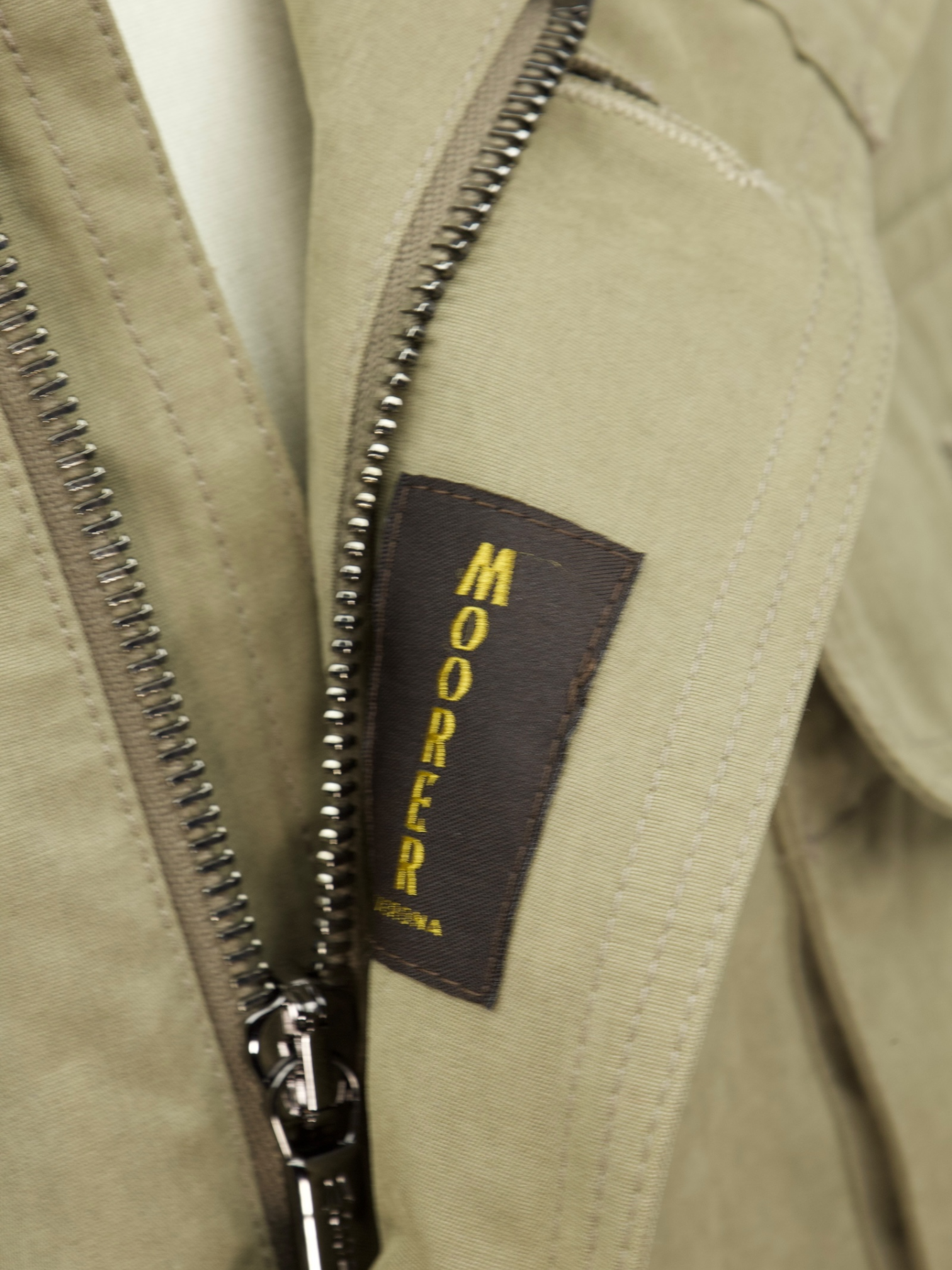 Moorer Olive Drab Cotton Water-repellent Fieldjacket