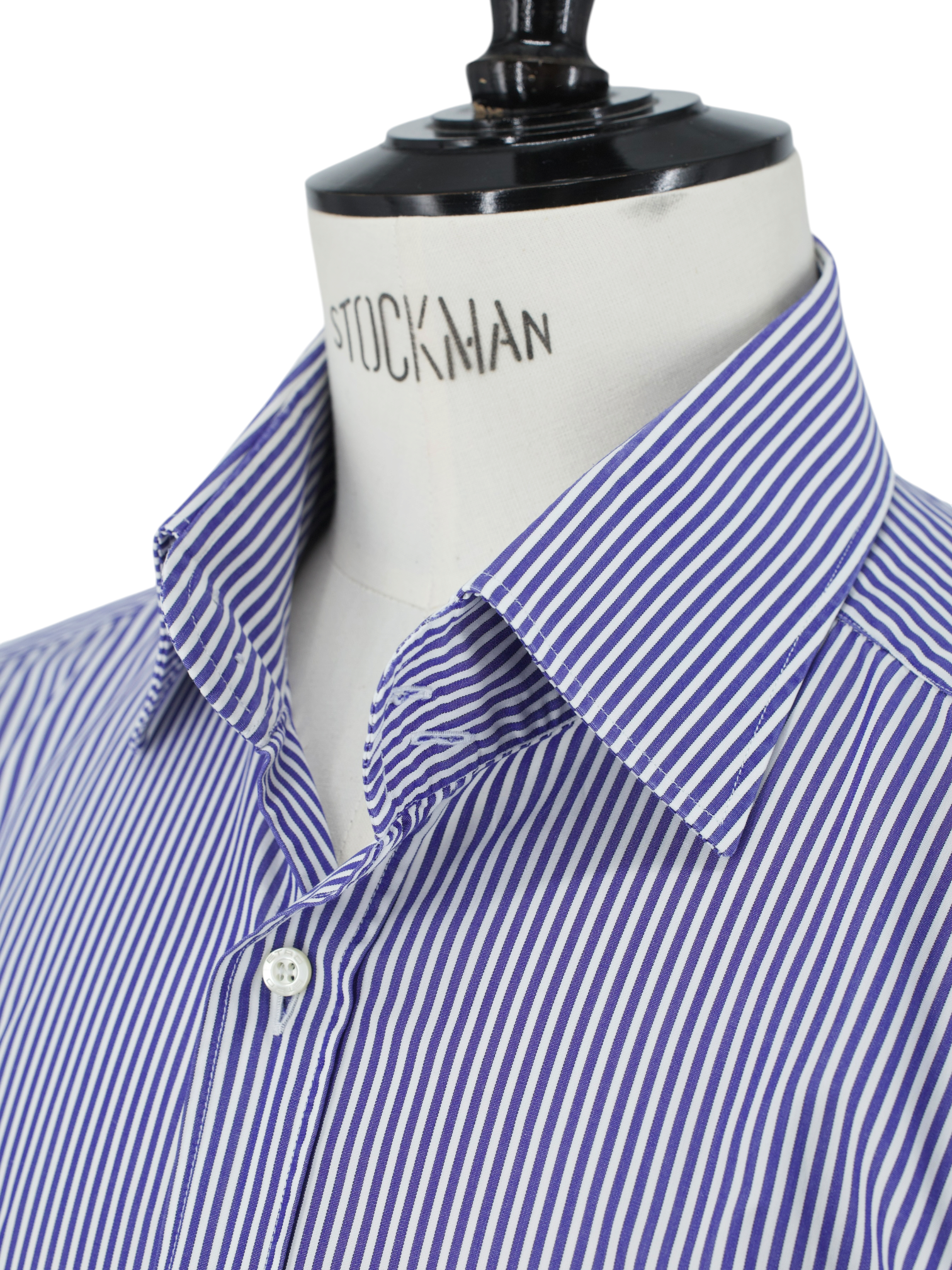 Etro Milano Blue & White Cotton Bengal-Stripe Relaxed-Fit Shirt
