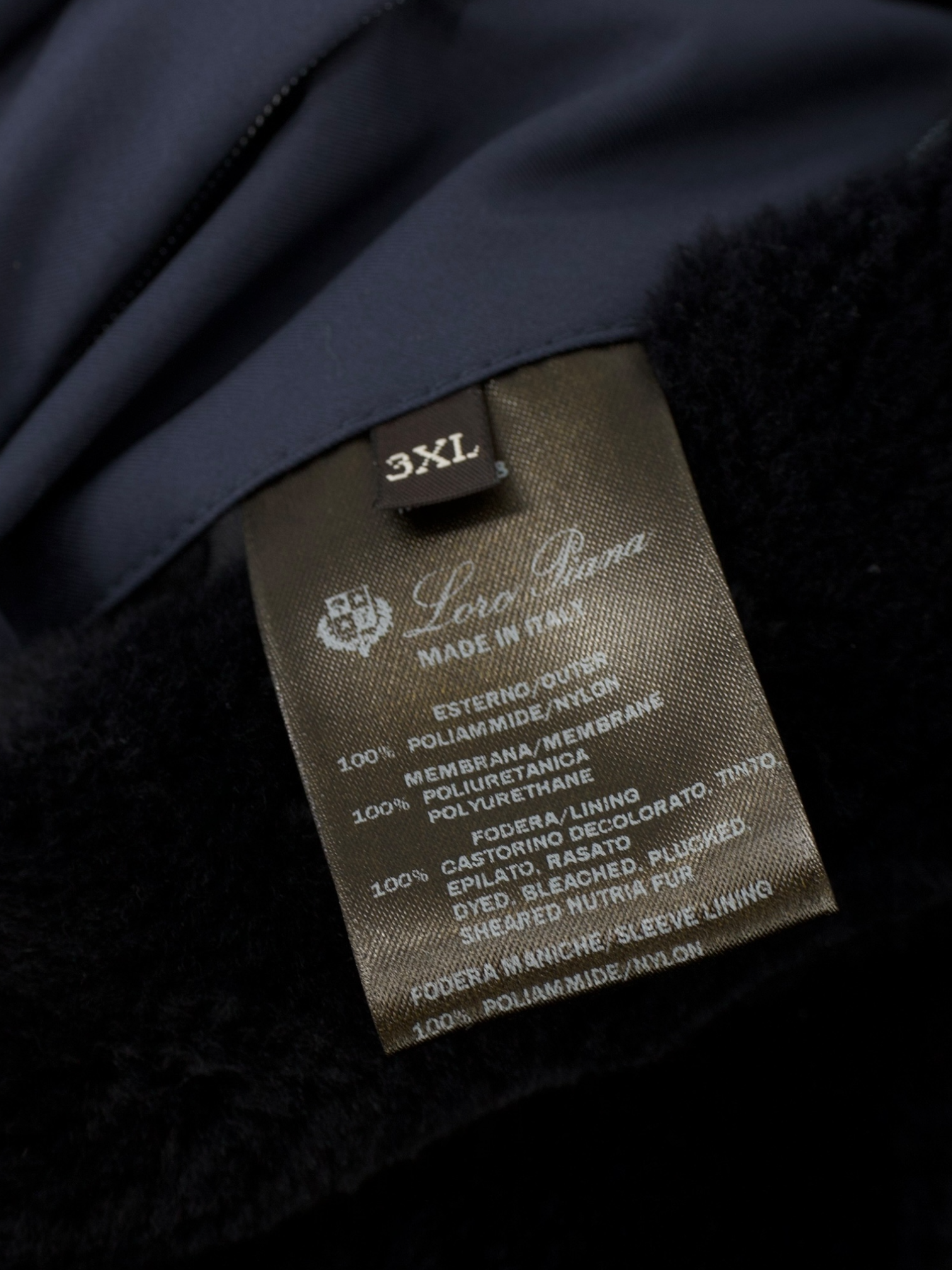 Loro Piana Navy Castorino-Lined Windmate Hooded Bomber Jacket