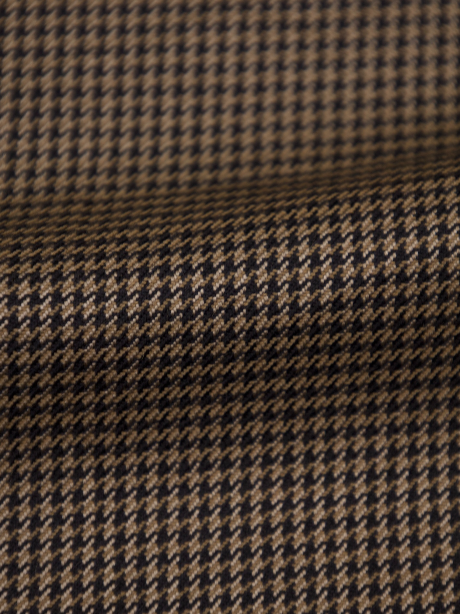 Cesare Attolini Castagne Brown Extrafine-Wool Puppytooth Jacket