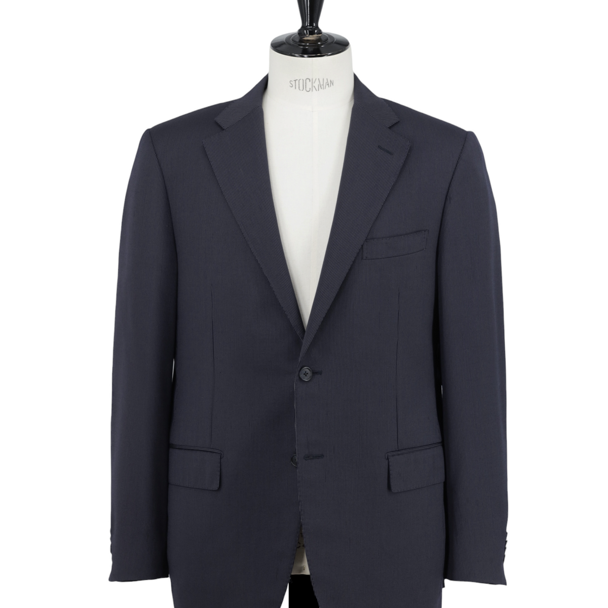 Corneliani Navy Super 110's Micro-Pinstripe Leader Suit