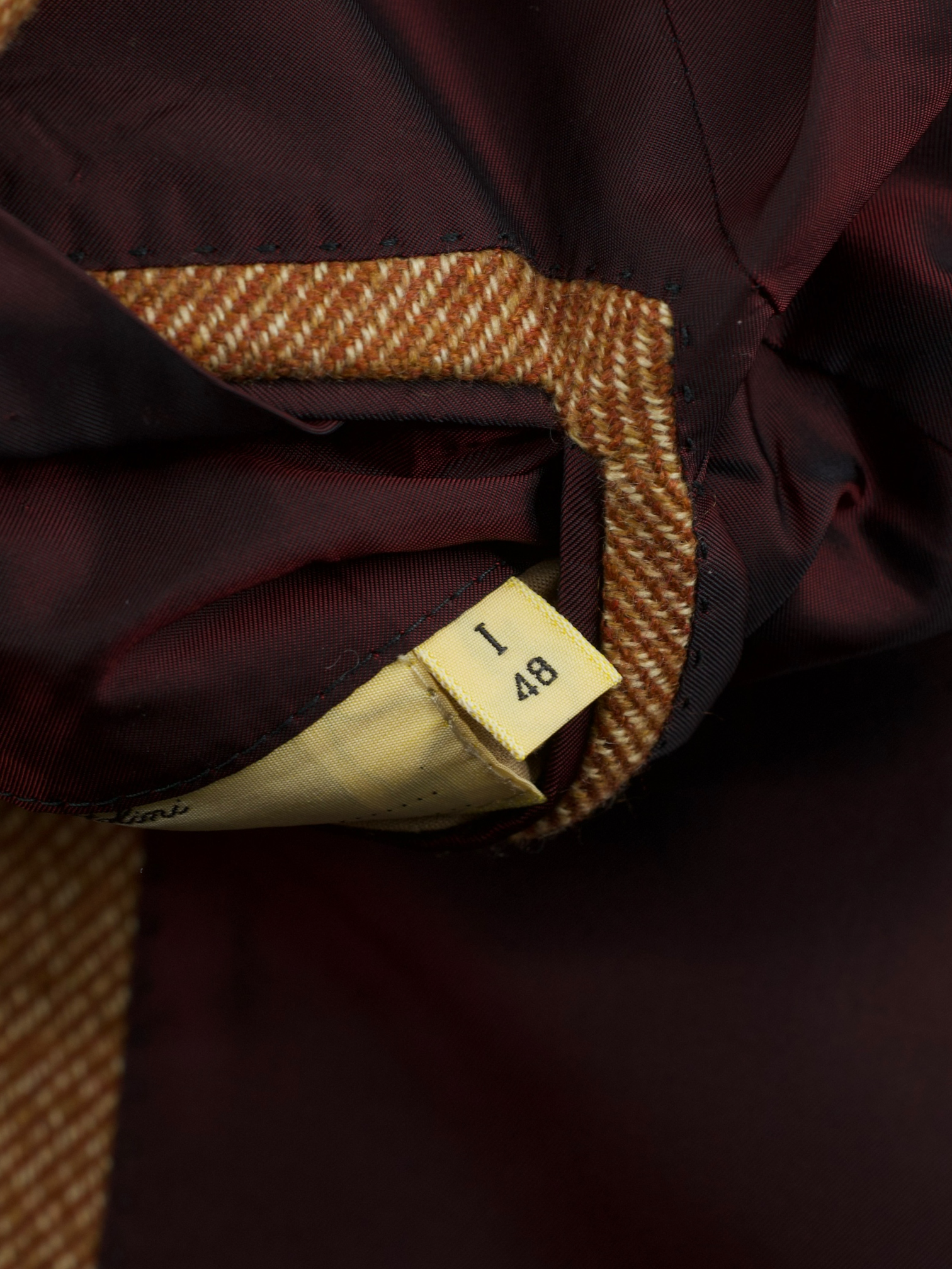 Cesare Attolini Caramel Brown Vintage Cashmere Twill Winter Jacket