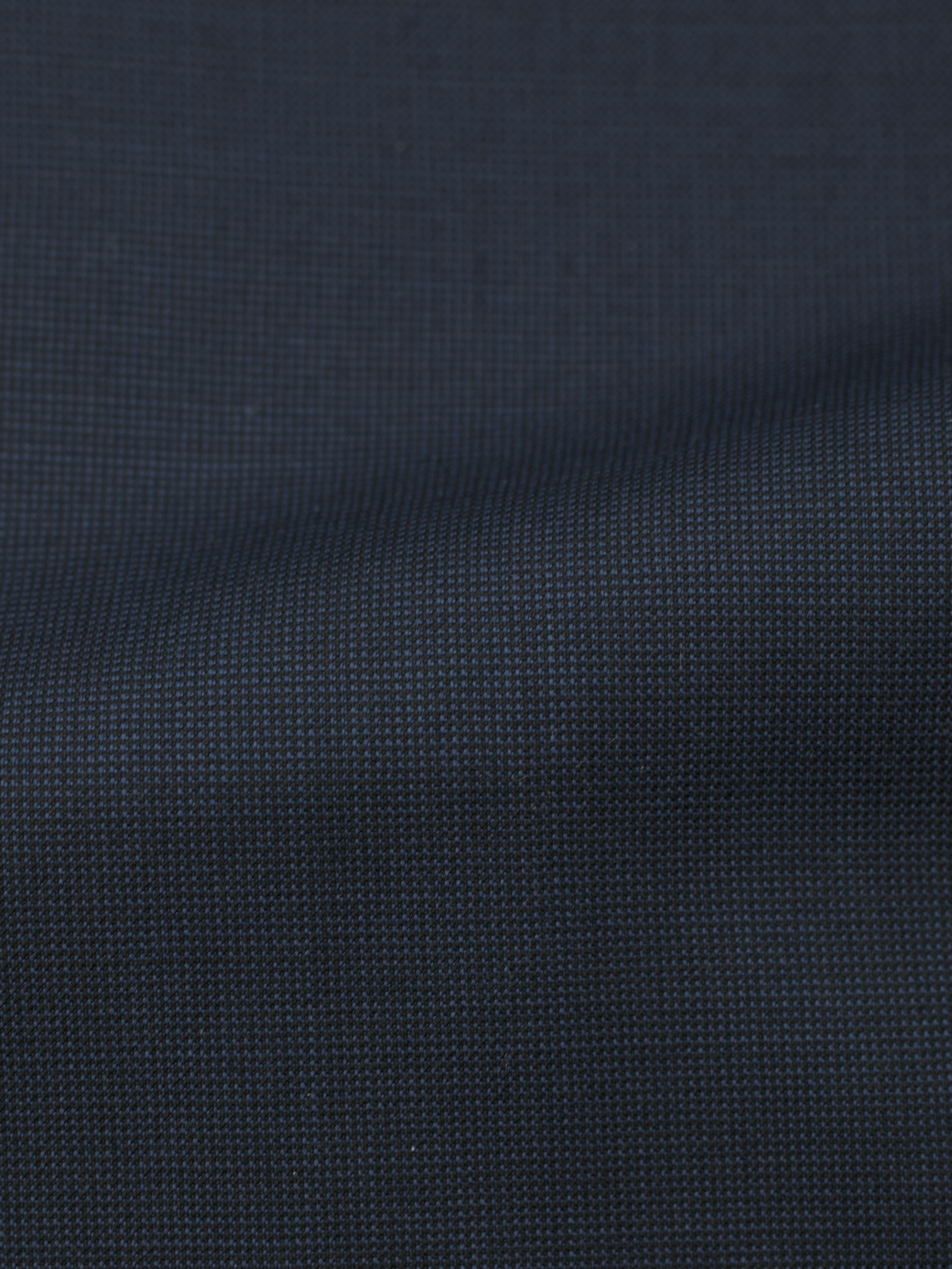 Ermenegildo Zegna Dark Blue Multiseason Wool Pinpoint Milano Suit