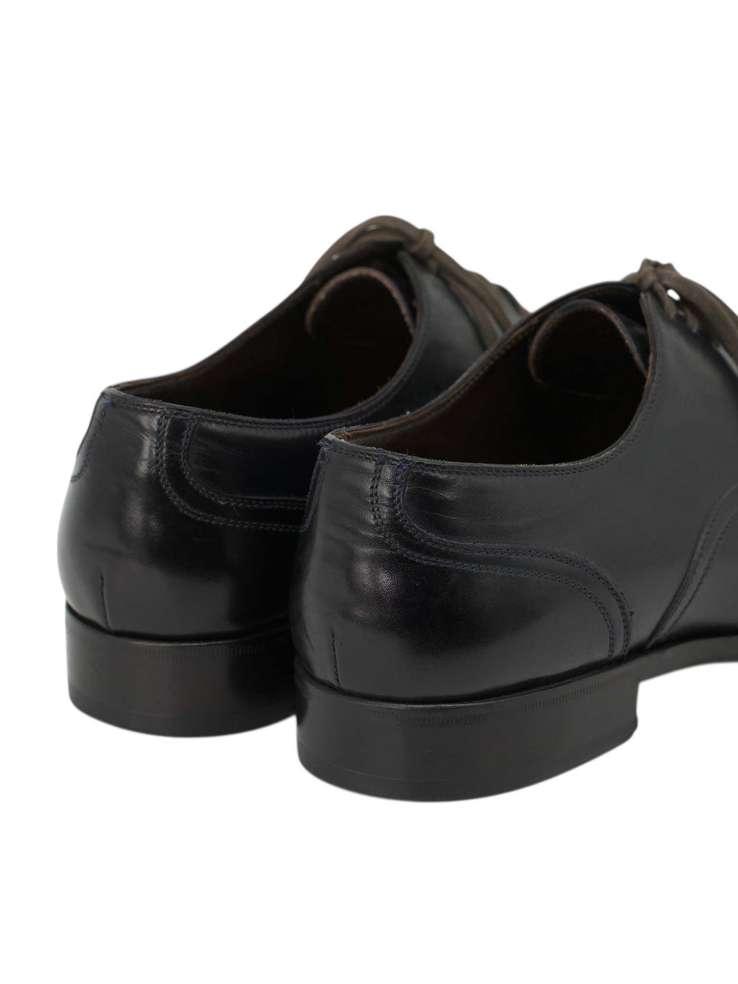 Tom Ford Black Austin Calfleather Oxford Lace-Ups