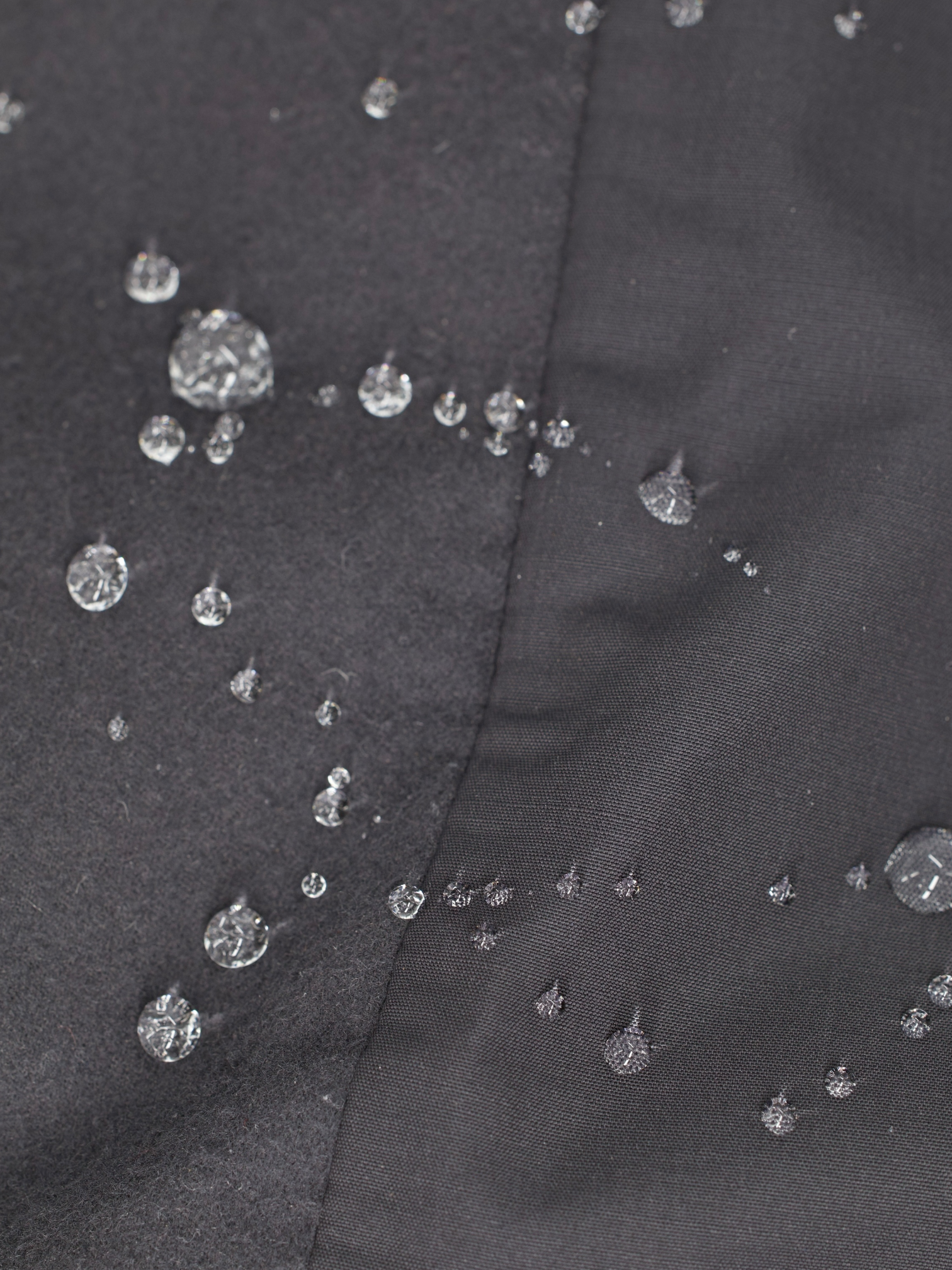 Sease Grey Wool-Cashmere & Hydrophilic Membrane “Balma” Parka