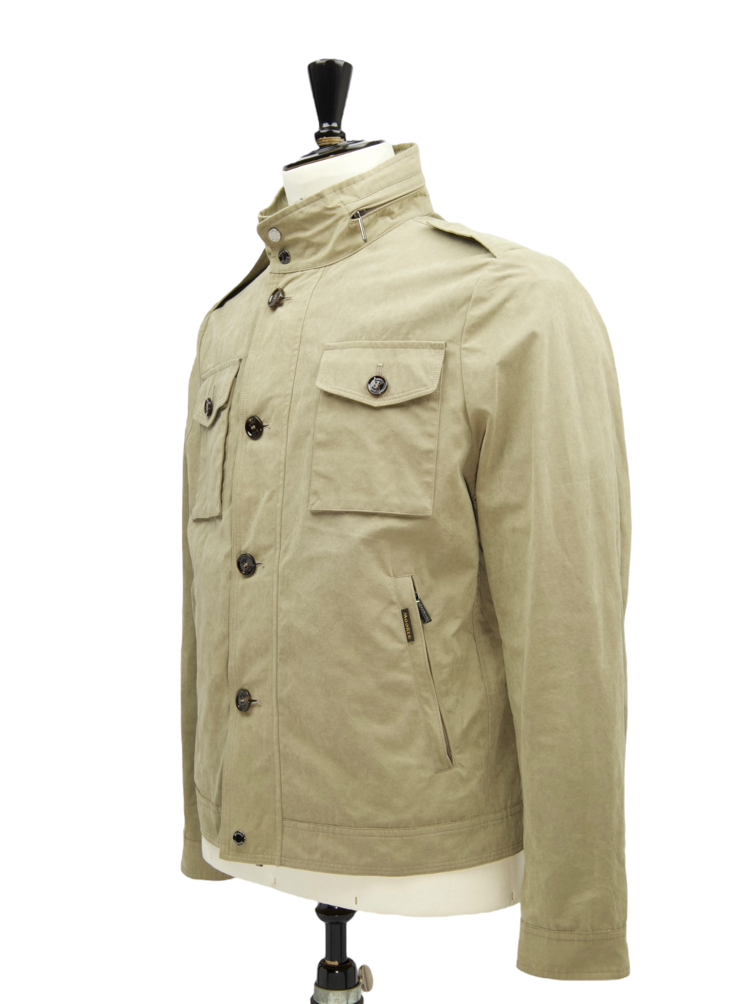 Moorer Olive Drab Cotton Water-repellent Fieldjacket