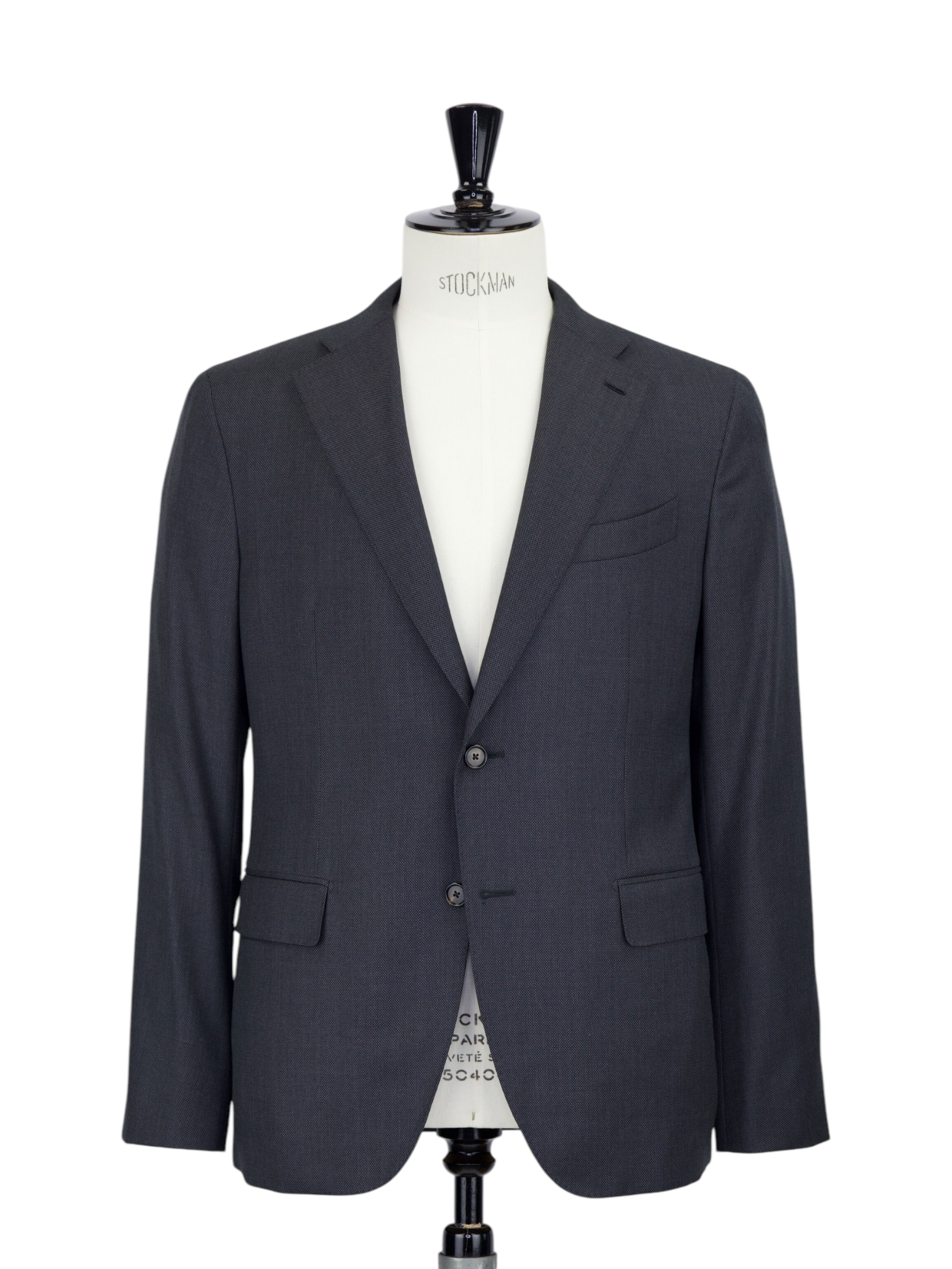 Caruso Anthracite Super 150's "Australis" Birdseye Boheme Suit + Extra Trousers