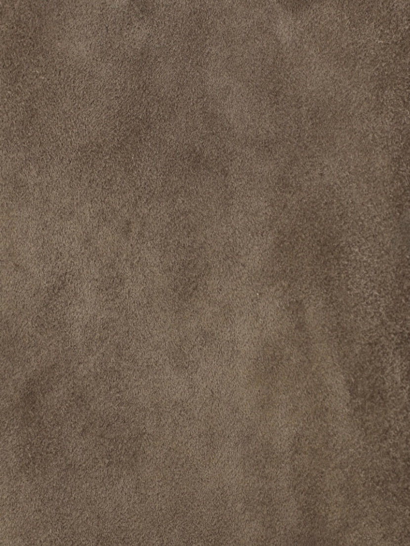 Brioni Dark-Olive Drab Lambskin Suède Coat