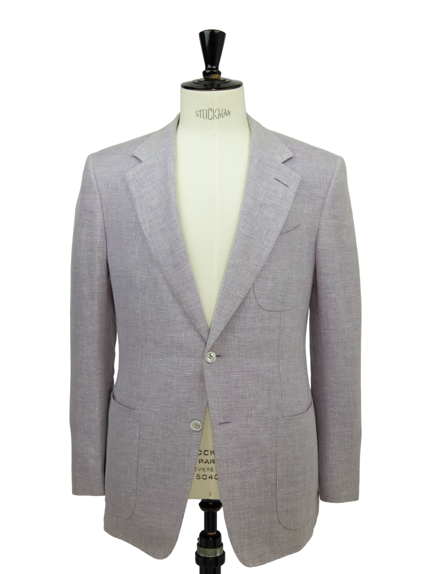 Tom Ford Light Purple Linen, Wool & Mulberry Silk Windsor Blazer