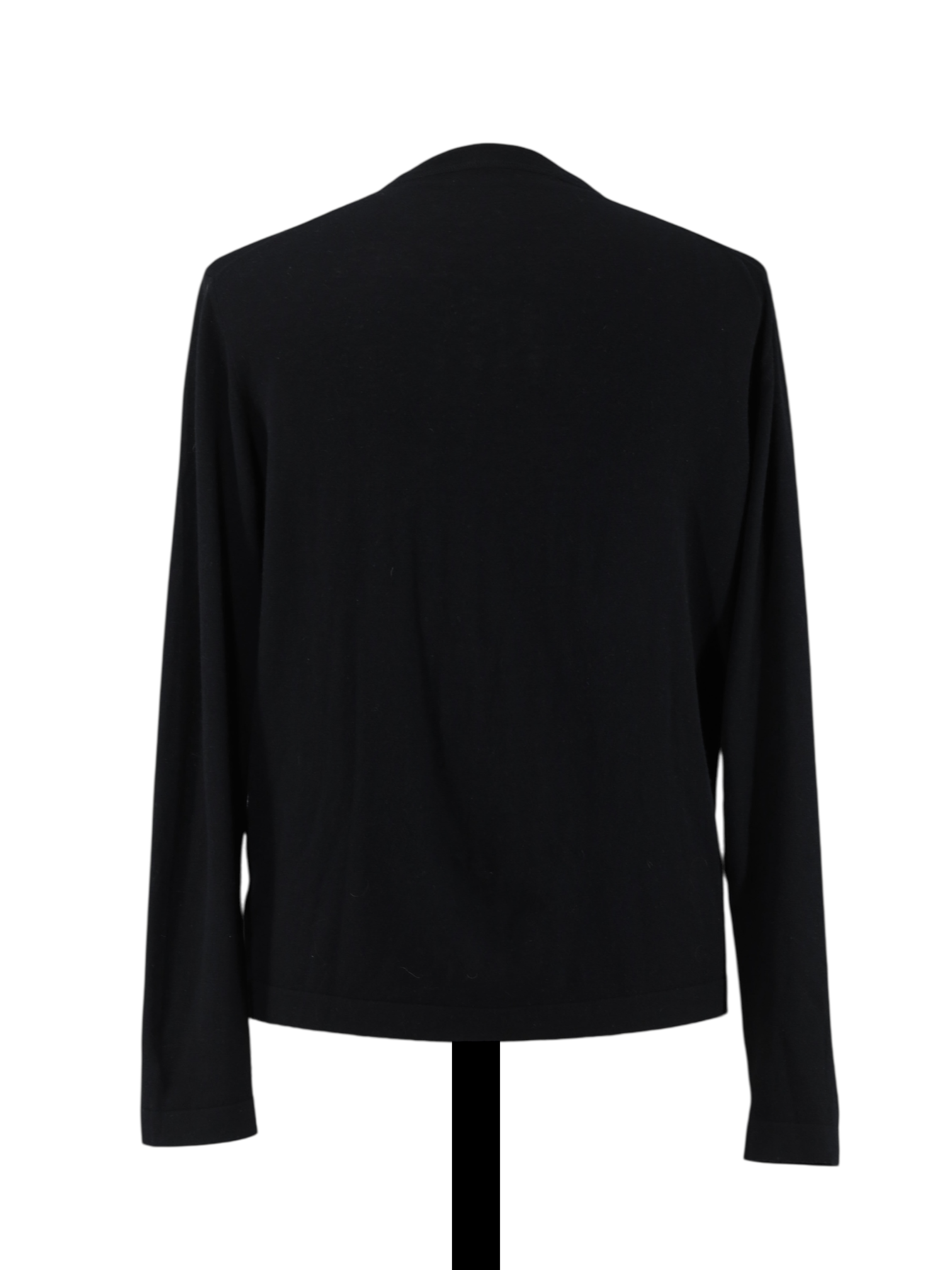Doriani Black Wool & Cashmere Roundneck Knitwear