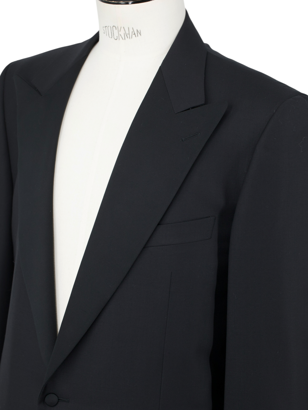 Ermenegildo Zegna Black Trofeo-Wool Vintage Milanese-Style Tuxedo