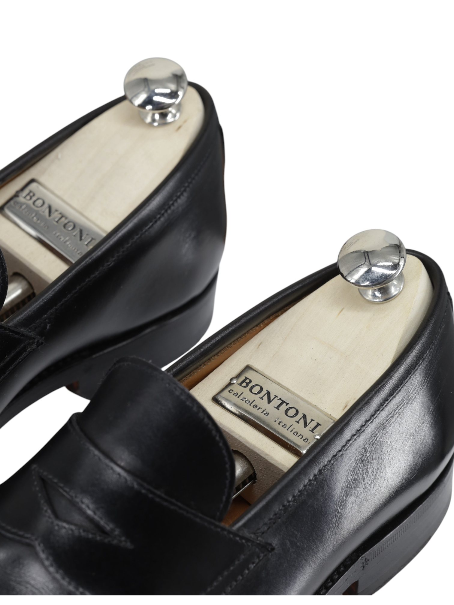 Bontoni Black Calfleather Principe Penny Loafer + Belt