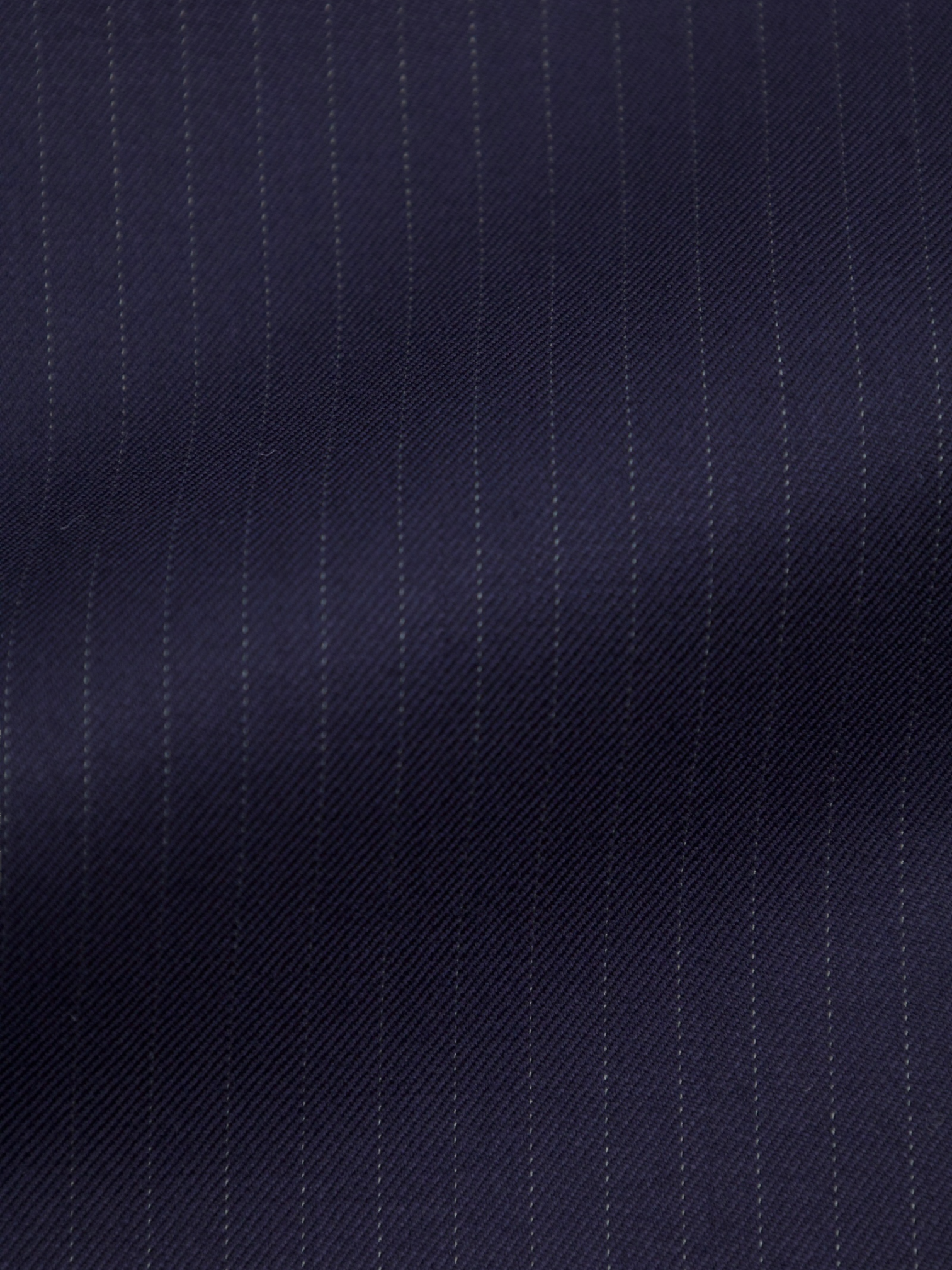 Canali Navy Super 180's Pinstripe Trousers