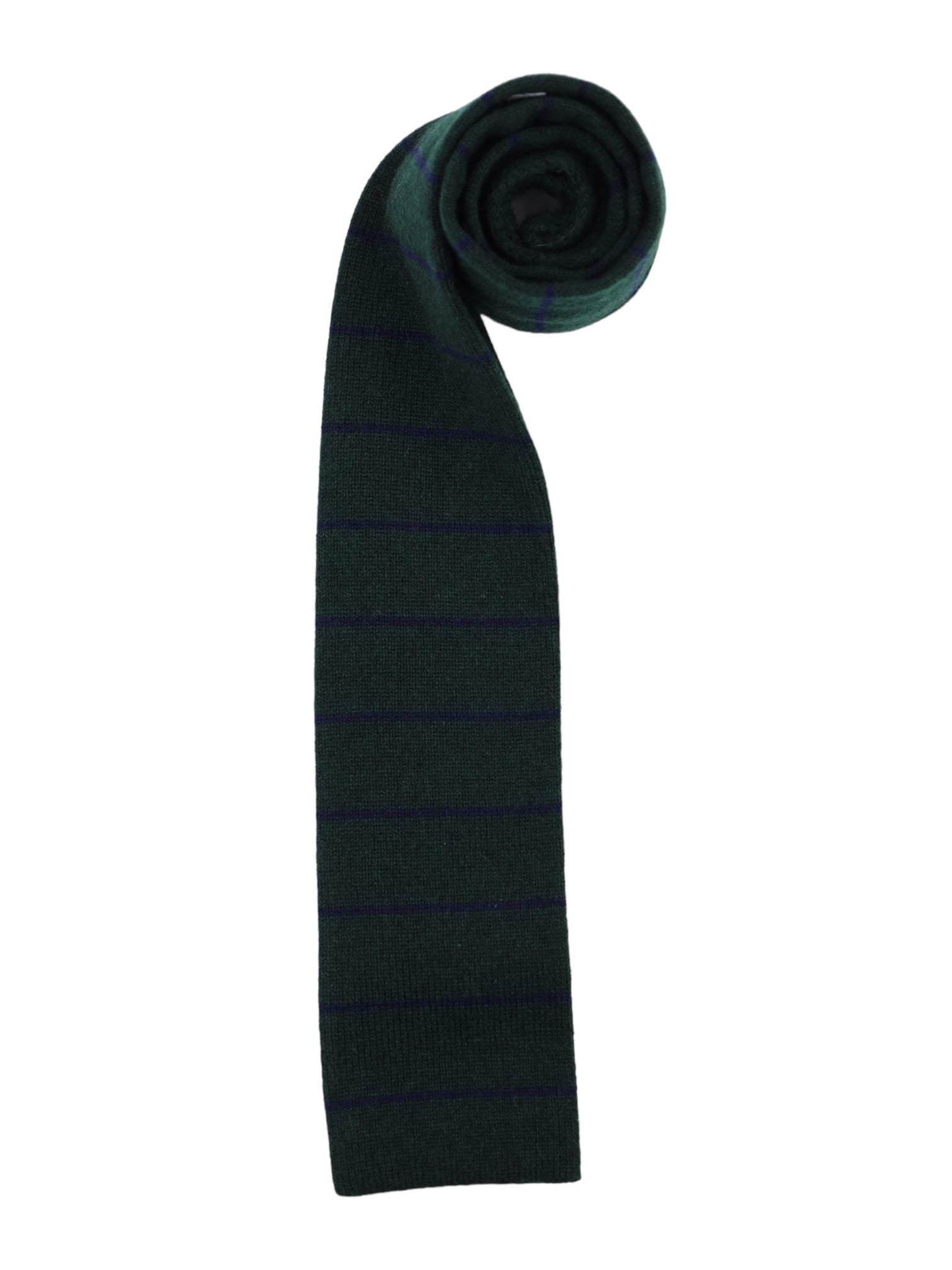 Mattabisch Forest Green Knitted Cashmere Tie