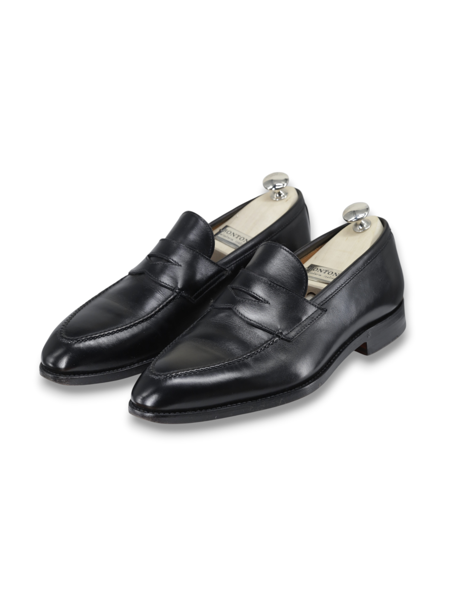 Bontoni Black Calfleather Principe Penny Loafer + Belt