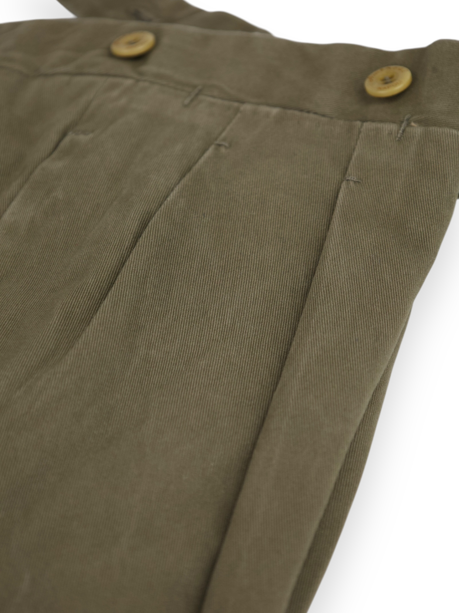 Ambrosi Chocolate Brown Heavy Cotton Twill Sartorial Trousers