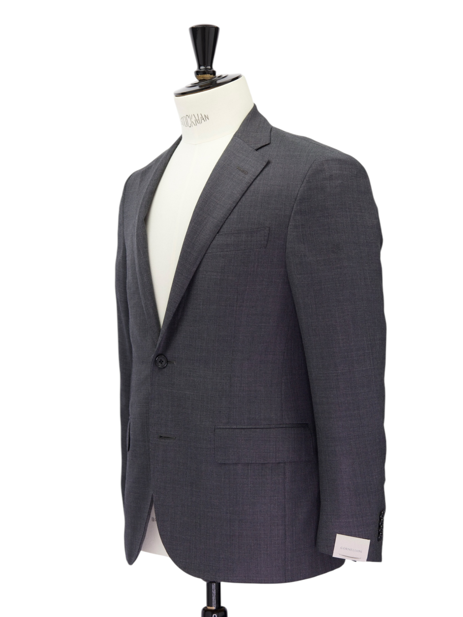 Corneliani Grey Super 120's Micro-Pattern Suit