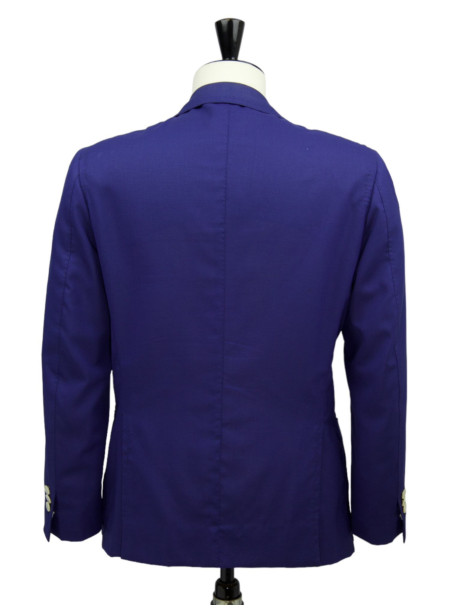 Cesare Attolini Cobalt Blue Super 130's Hopsack Jacket