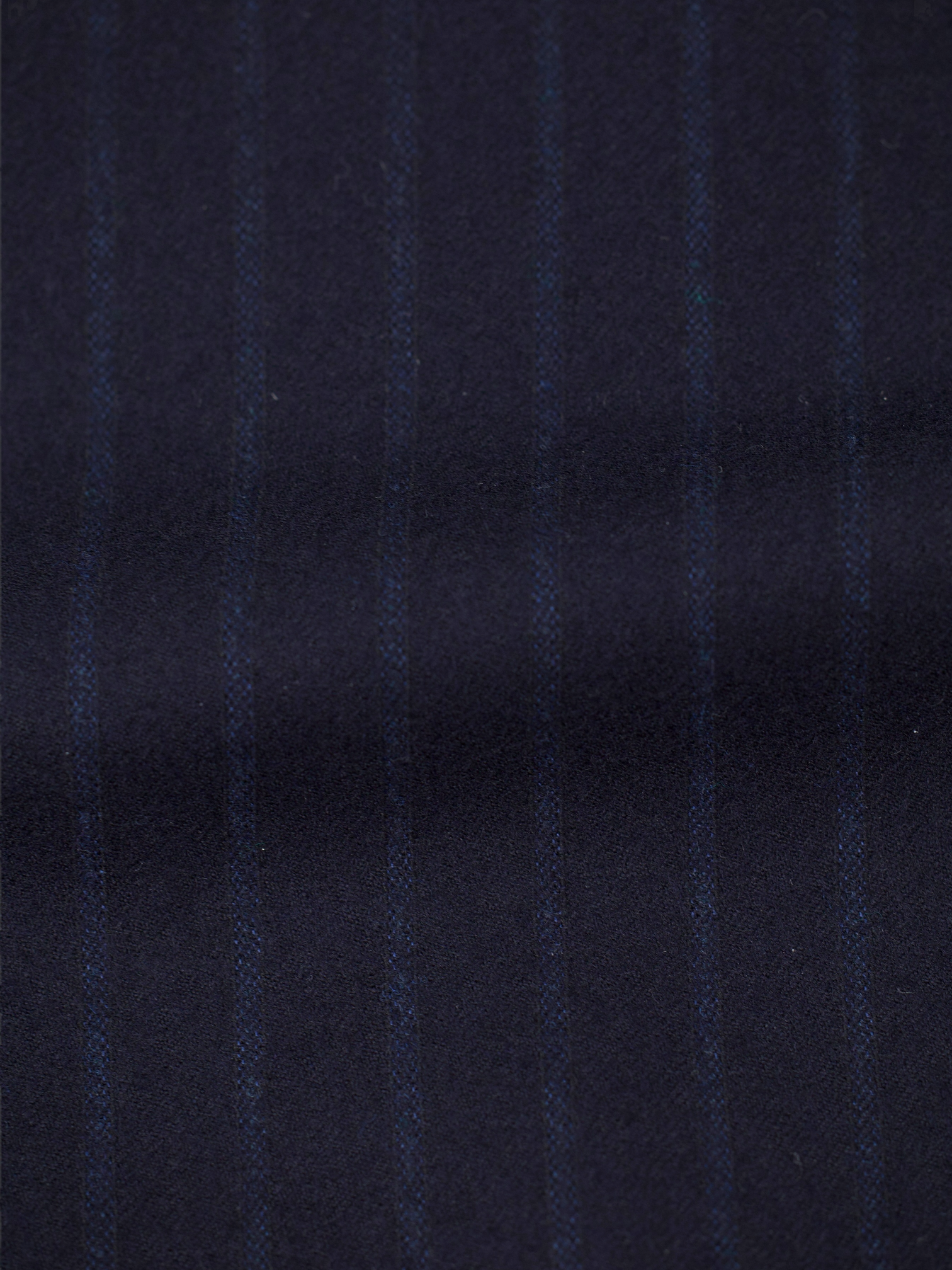 Ermenegildo Zegna Vintage Navy Wool & Cashmere Flannel Pinstripe Suit