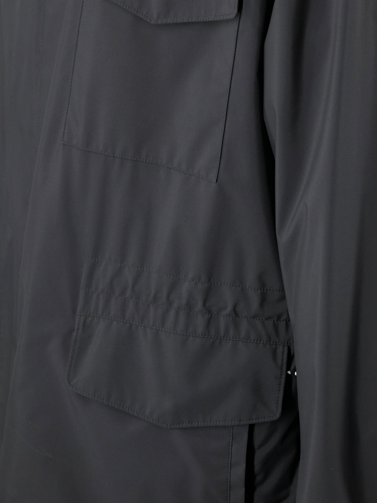 Loro Piana Dark Olive "Windmate" Storm-System & Cashmere-Lining Traveller Jacket