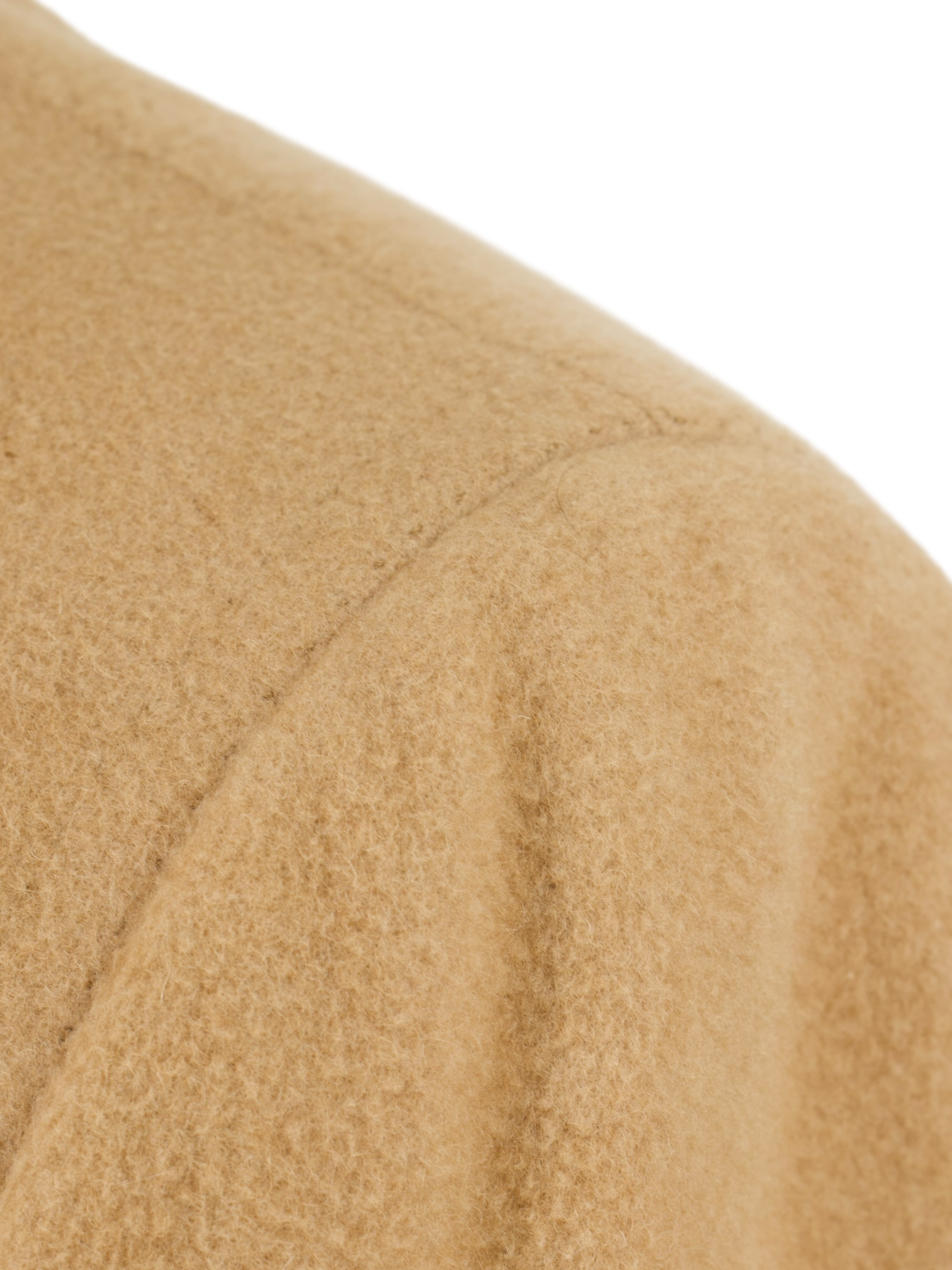 Cesare Attolini Brown Pure Camel Sartorial Peacoat