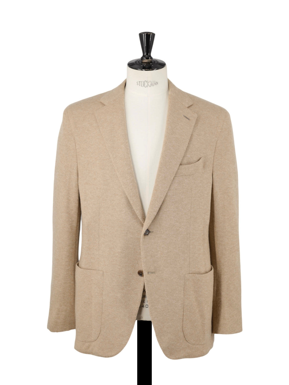 Caruso Light Brown Pure Camel Micro-Structure "Aida" Jacket