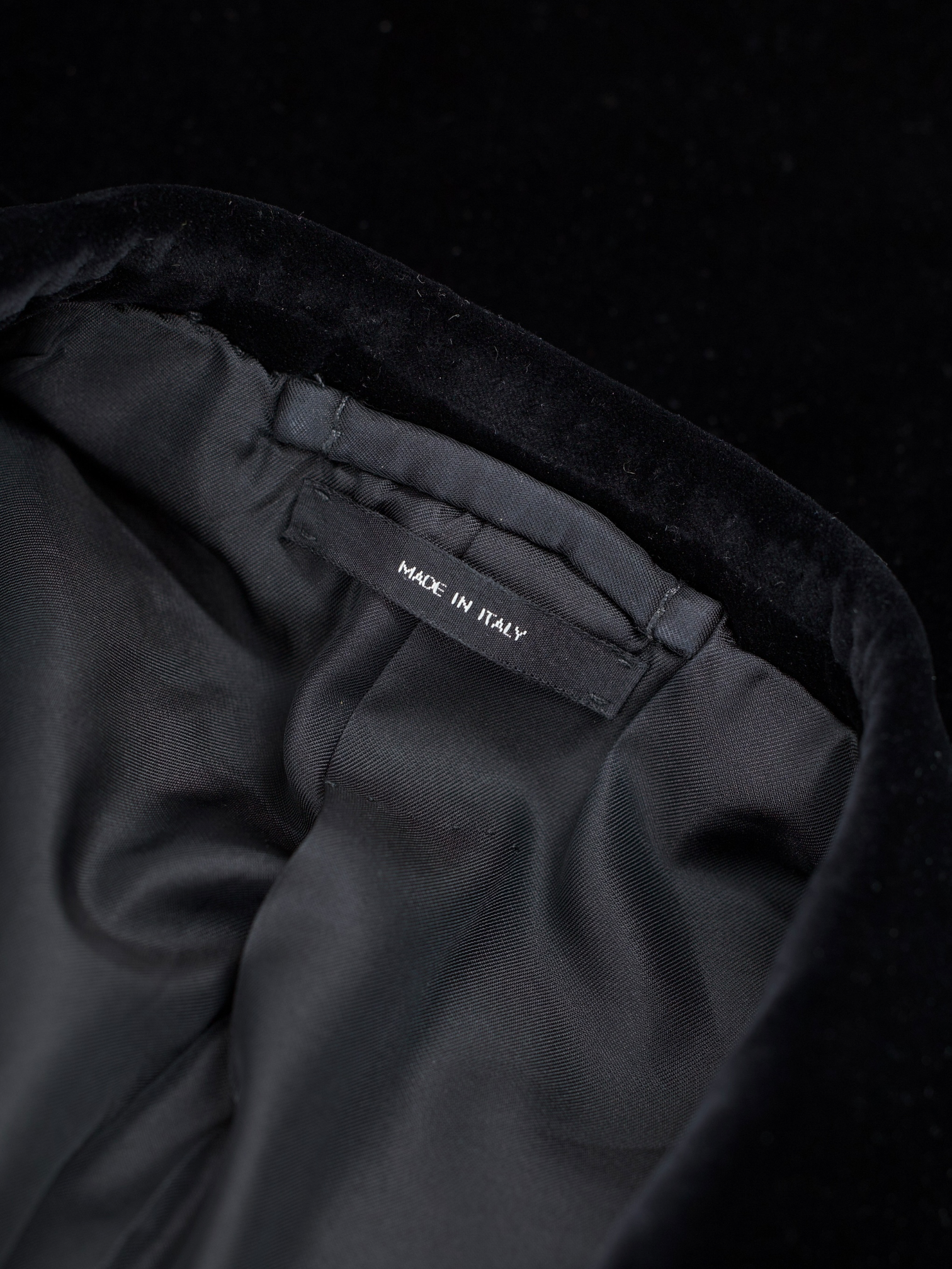 Tom Ford Black Iconic Pure Cotton-Velvet Windsor Jacket