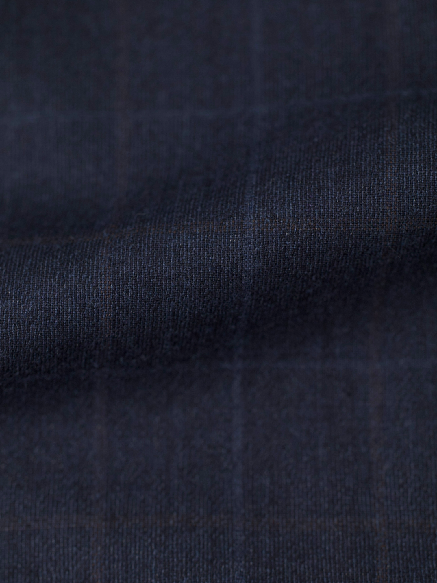 Ermenegildo Zegna Dark Blue Wool & Silk Windowpane Milano Easy Suit