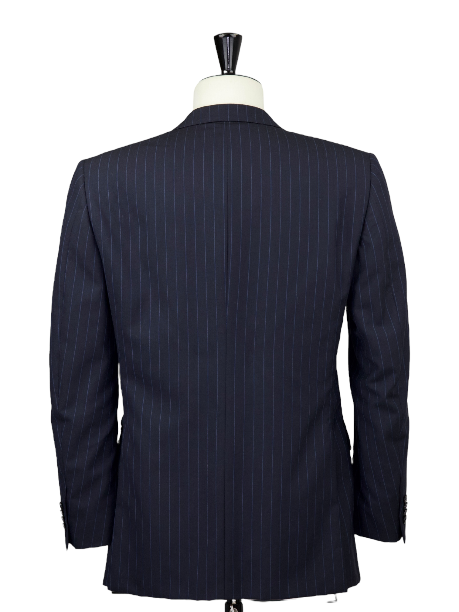 Ermenegildo Zegna Navy Cashmere & Silk Pinstripe 'Roma" Suit