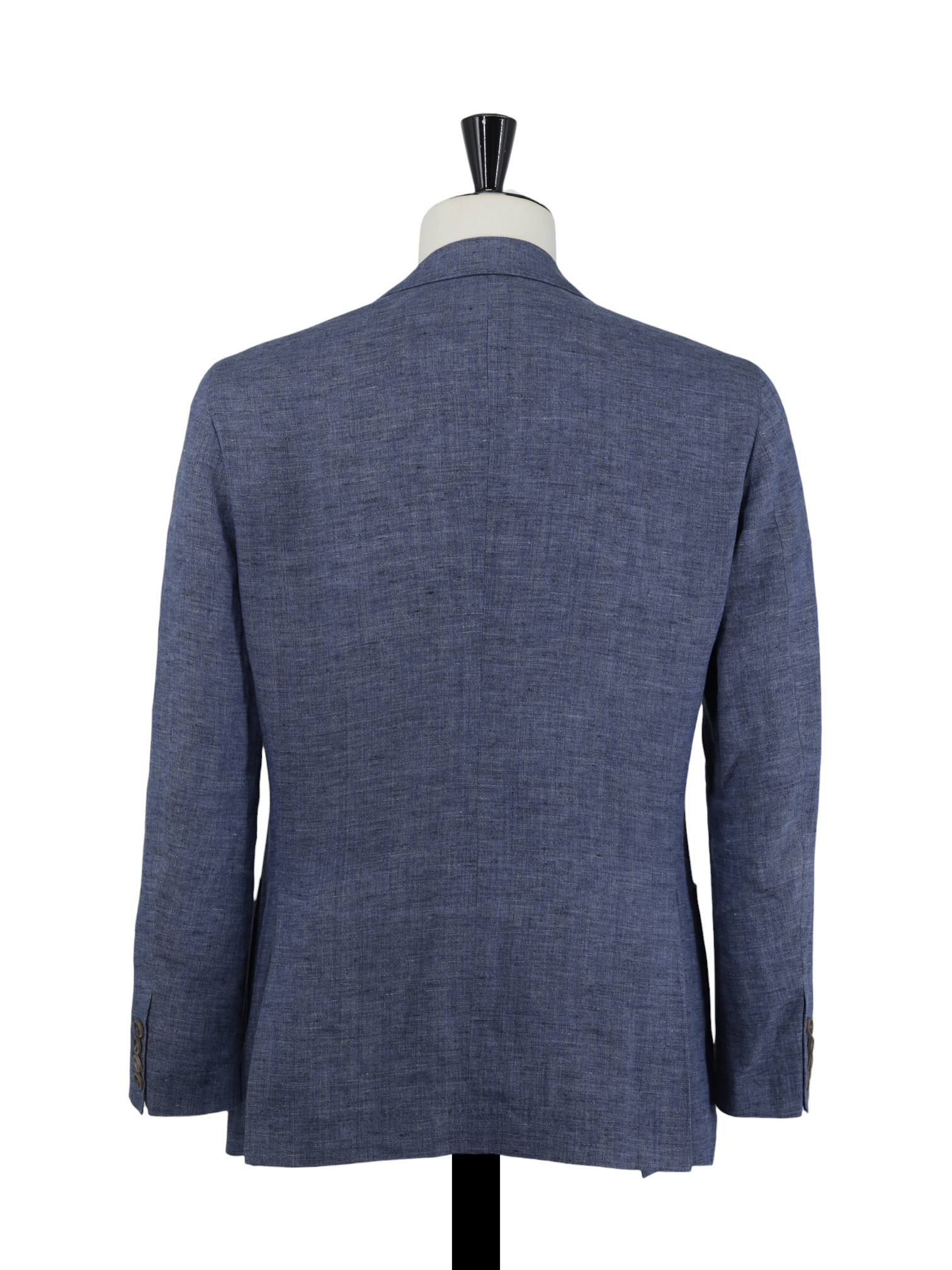 Brunello Cucinelli Light Blue Double-Breasted Pure Linen Summer Jacket