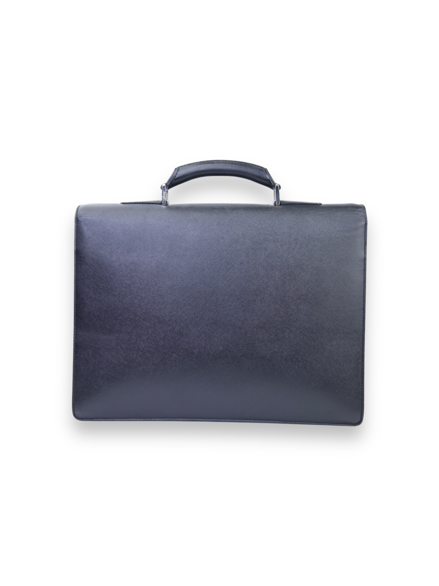 Brioni Black Saffiano Leather Briefcase