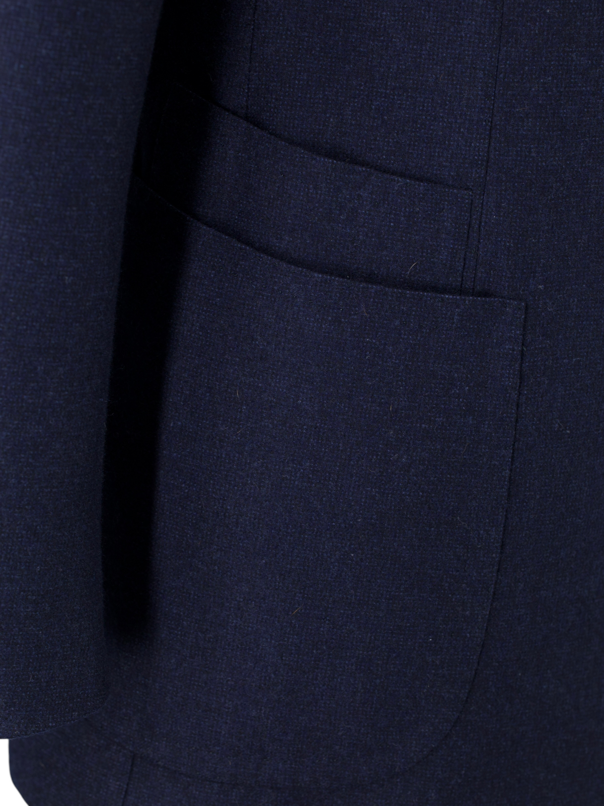 Cesare Attolini Navy Golden-Bale Merino Wool Blazer Jacket