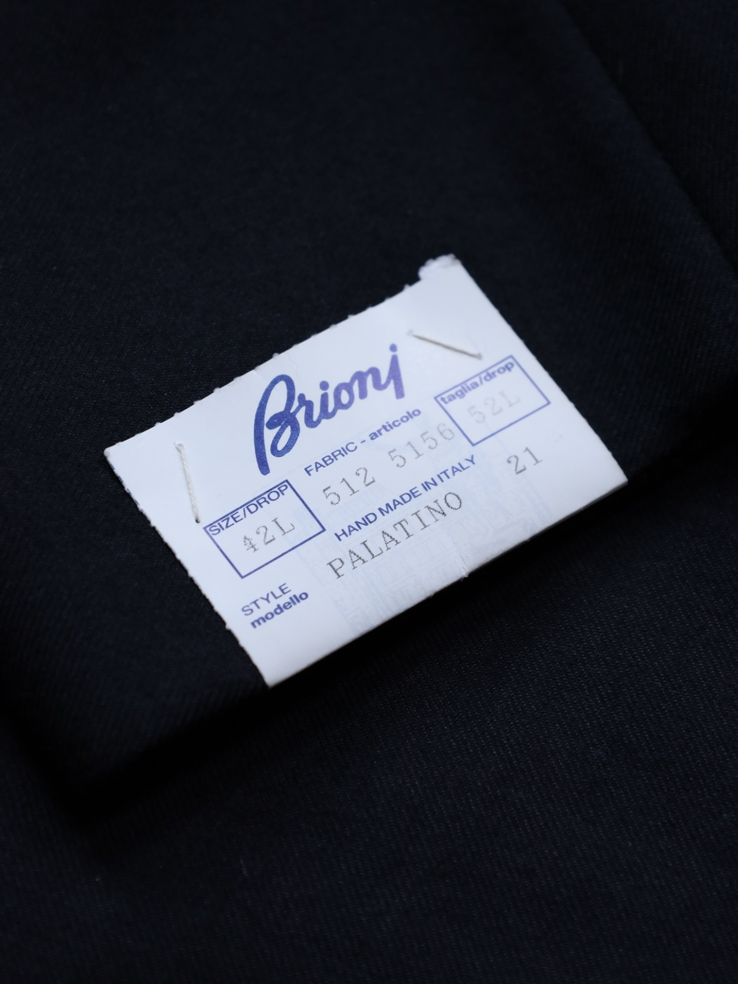 Brioni Black Cashmere & Silk Palatino Jacket