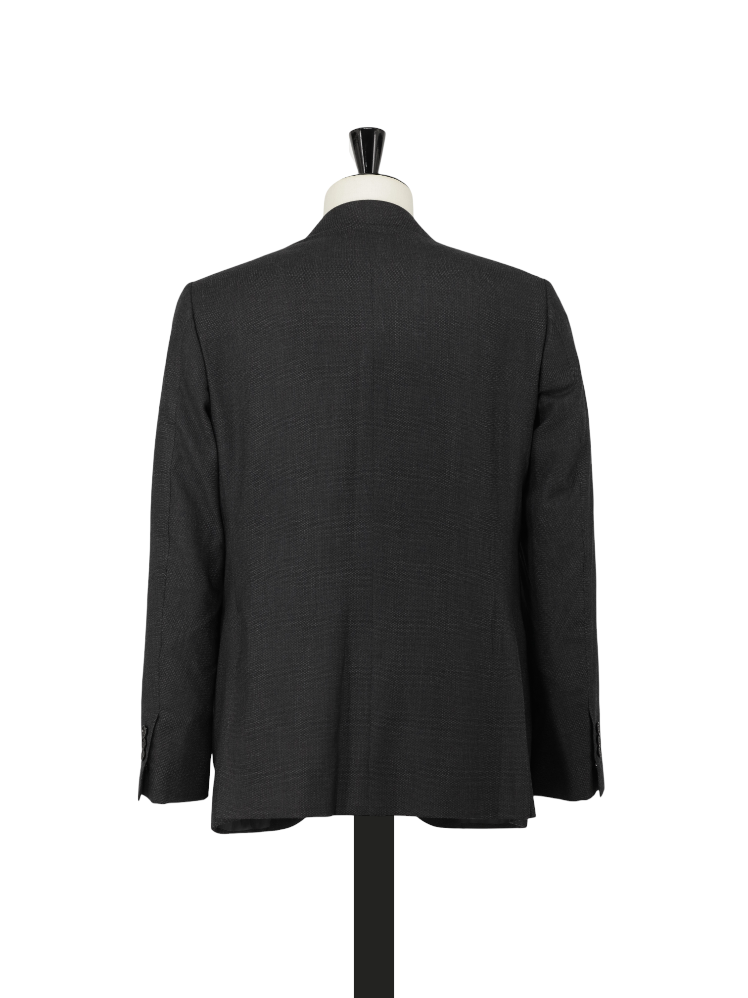 Canali Dark Grey Pure Cashmere "Travel" Birdseye Suit