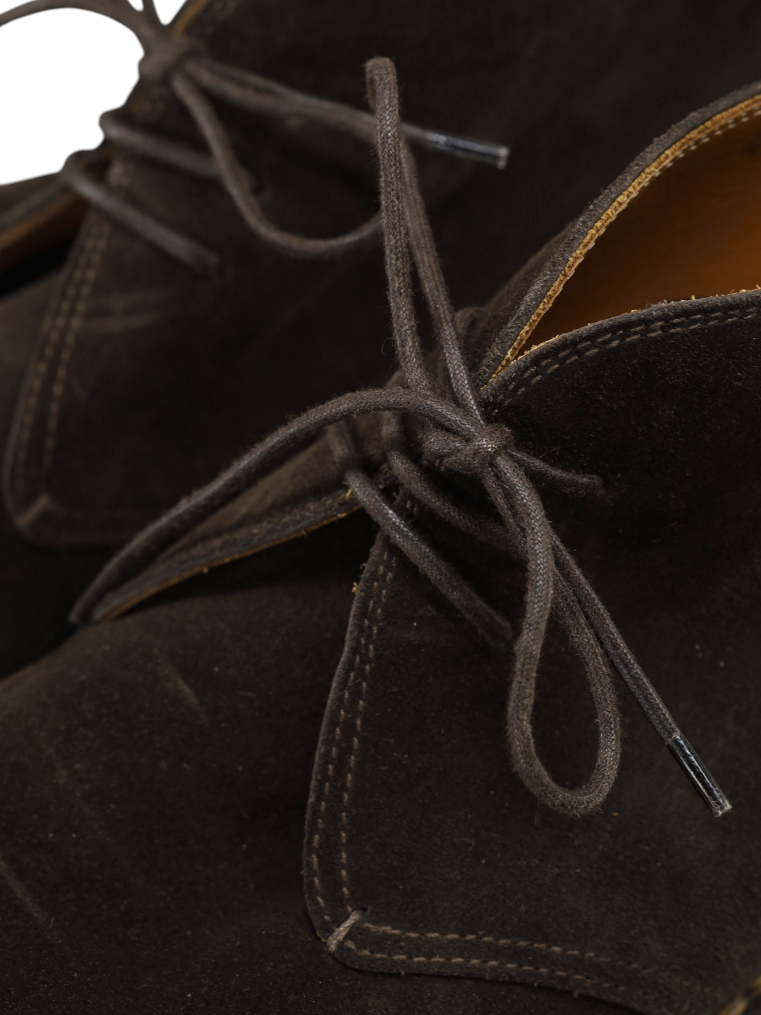 Bontoni Dark Brown Suede Norvegese Desert Boots
