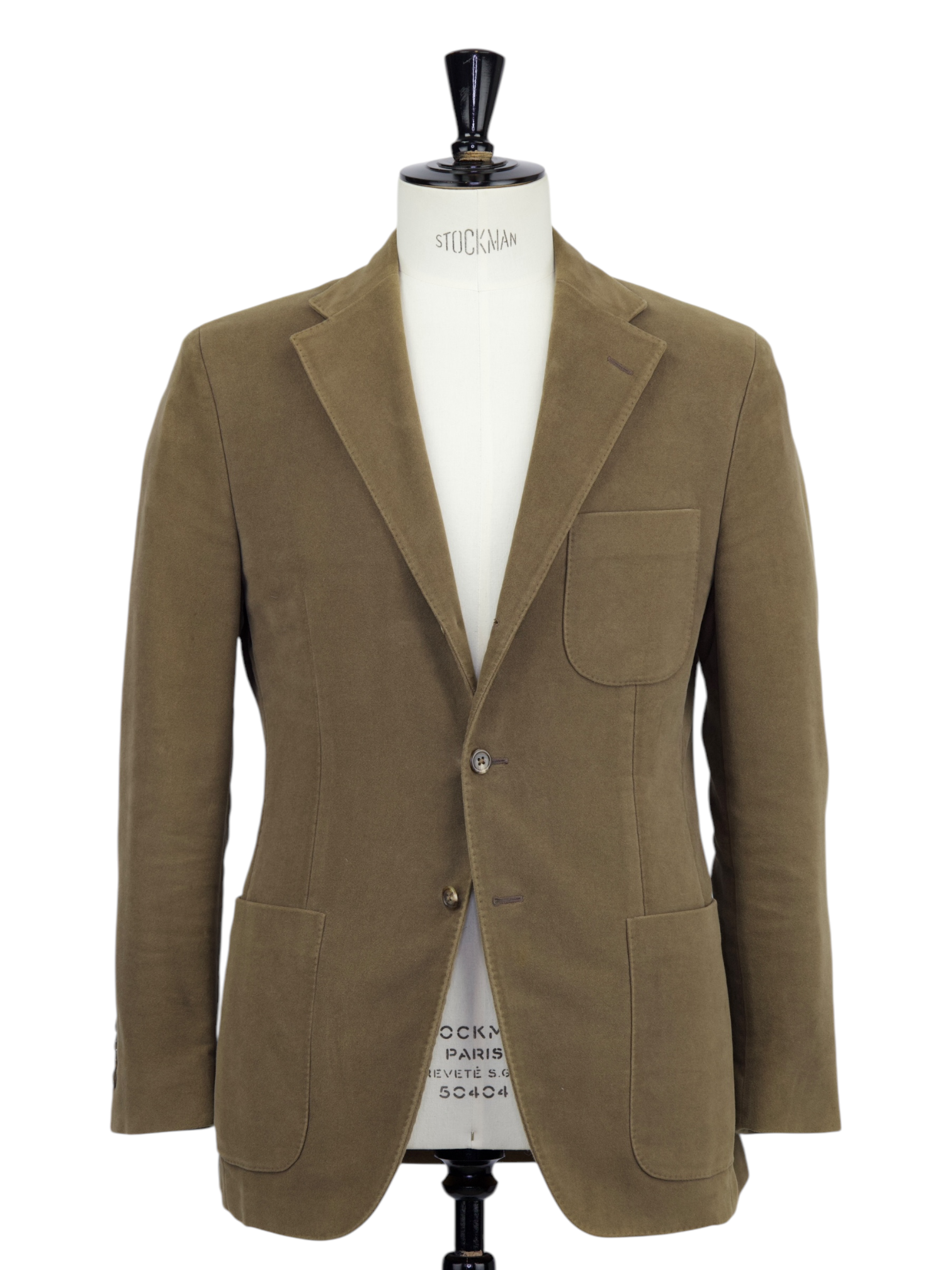 Ralph Lauren Light Brown Moleskin Cotton Blazer Jacket