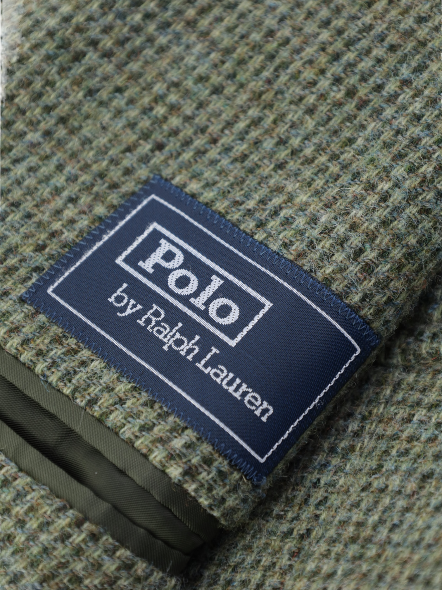 Ralph Lauren Moss Green 3-Piece Harris Tweed Hunting Suit