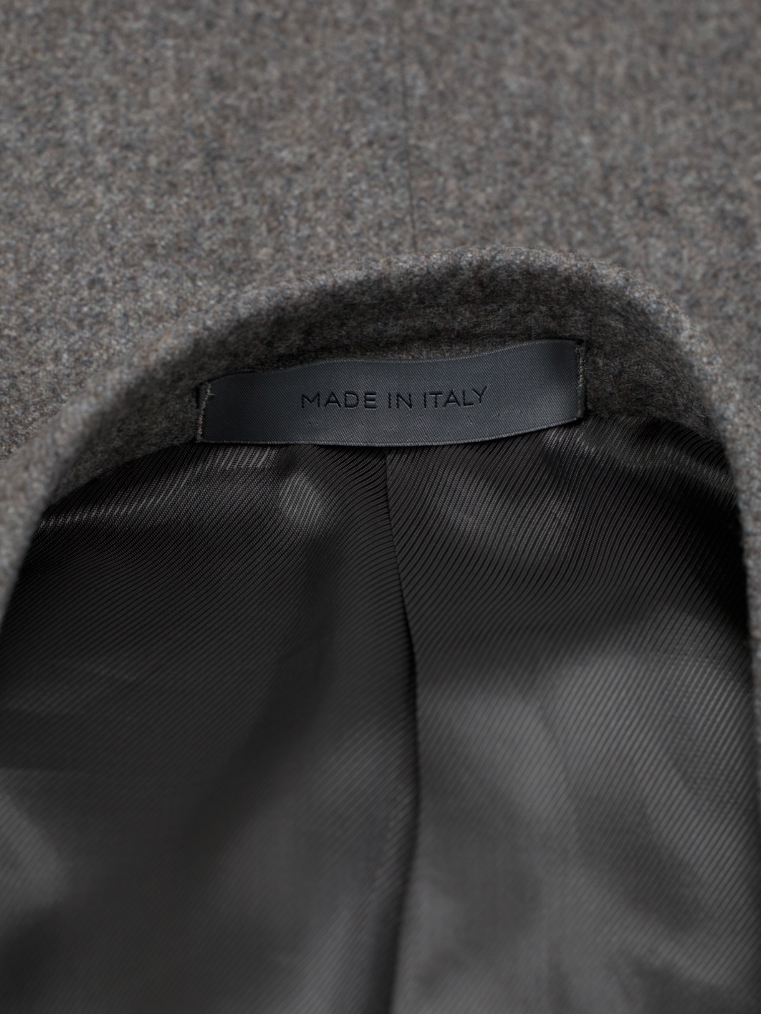 Corneliani Warm Grey Double-Breasted 18.75-Micron Wool Gate Jacket