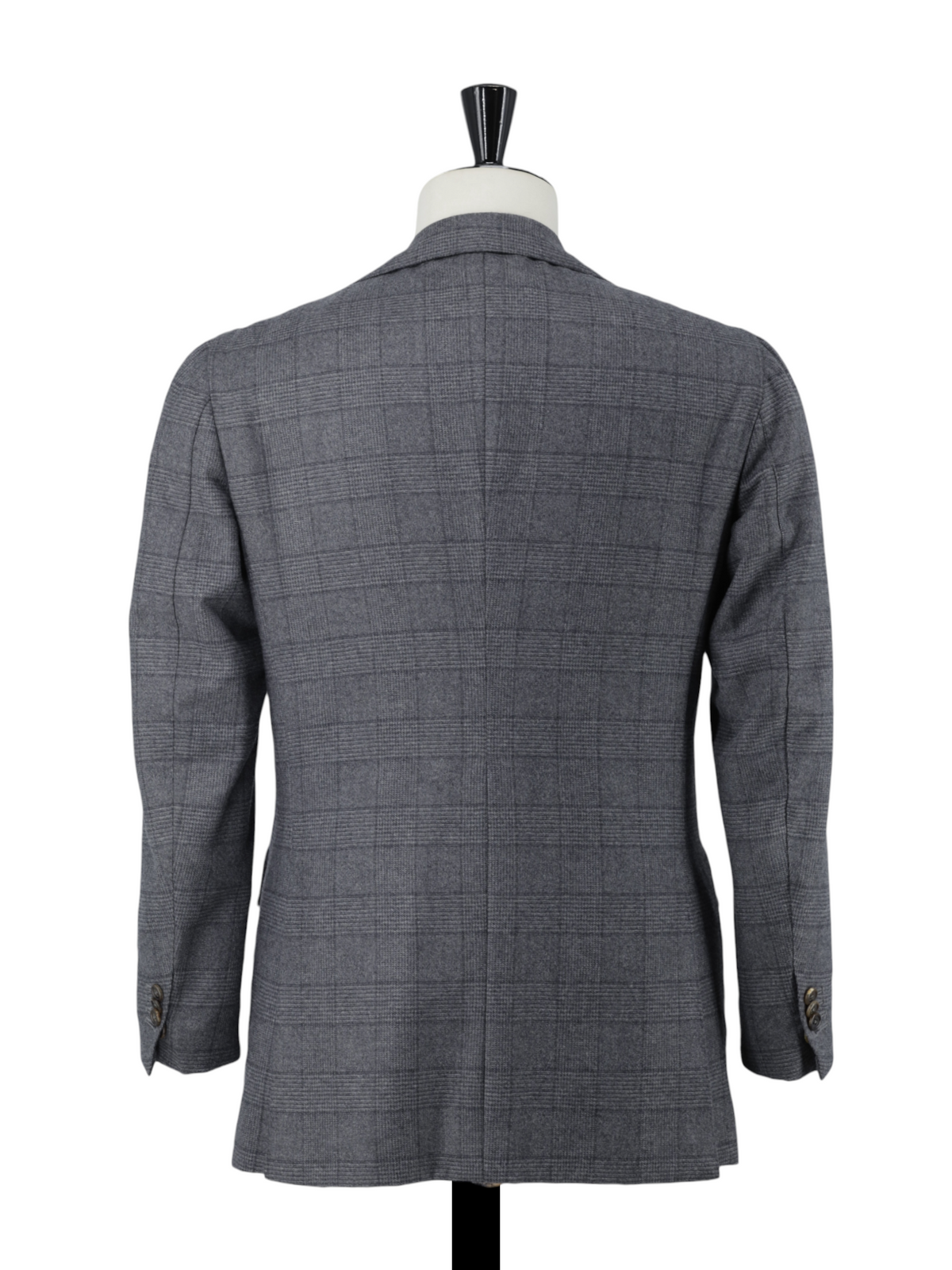 Orazio Luciano Warm Grey Wool & Cashmere Flannel Prince of Wales Suit