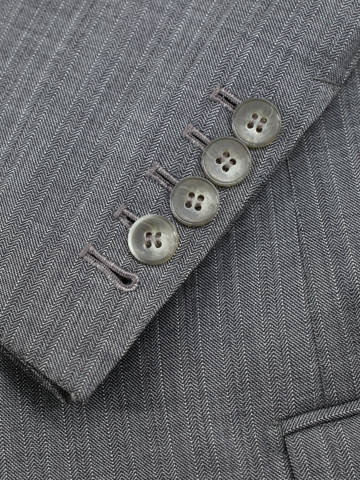 Tom Ford Grey Fine-Wool Multi-Striped Windsor Suit