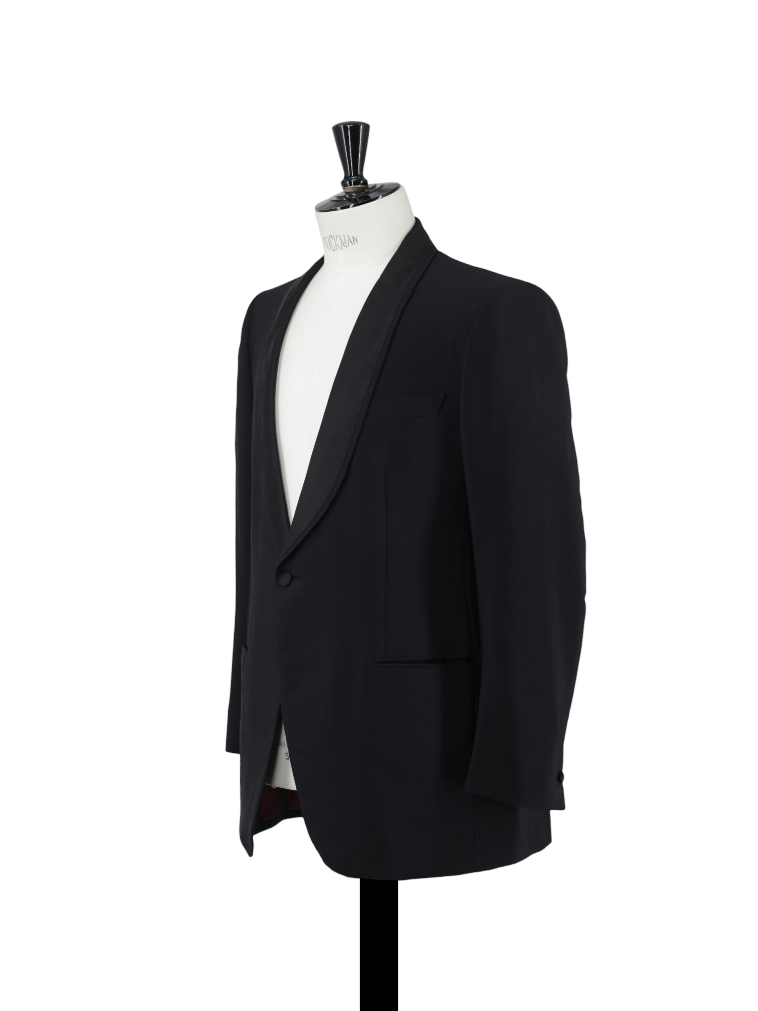 Brioni Black Vintage Shawl-Lapel Barathea Dinner Jacket